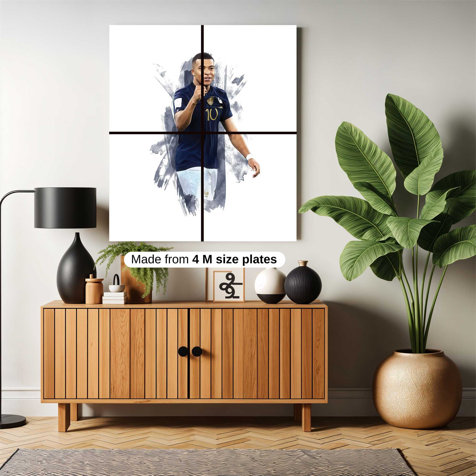Mbappe Triumphant Safe Wall Magnetic / M
