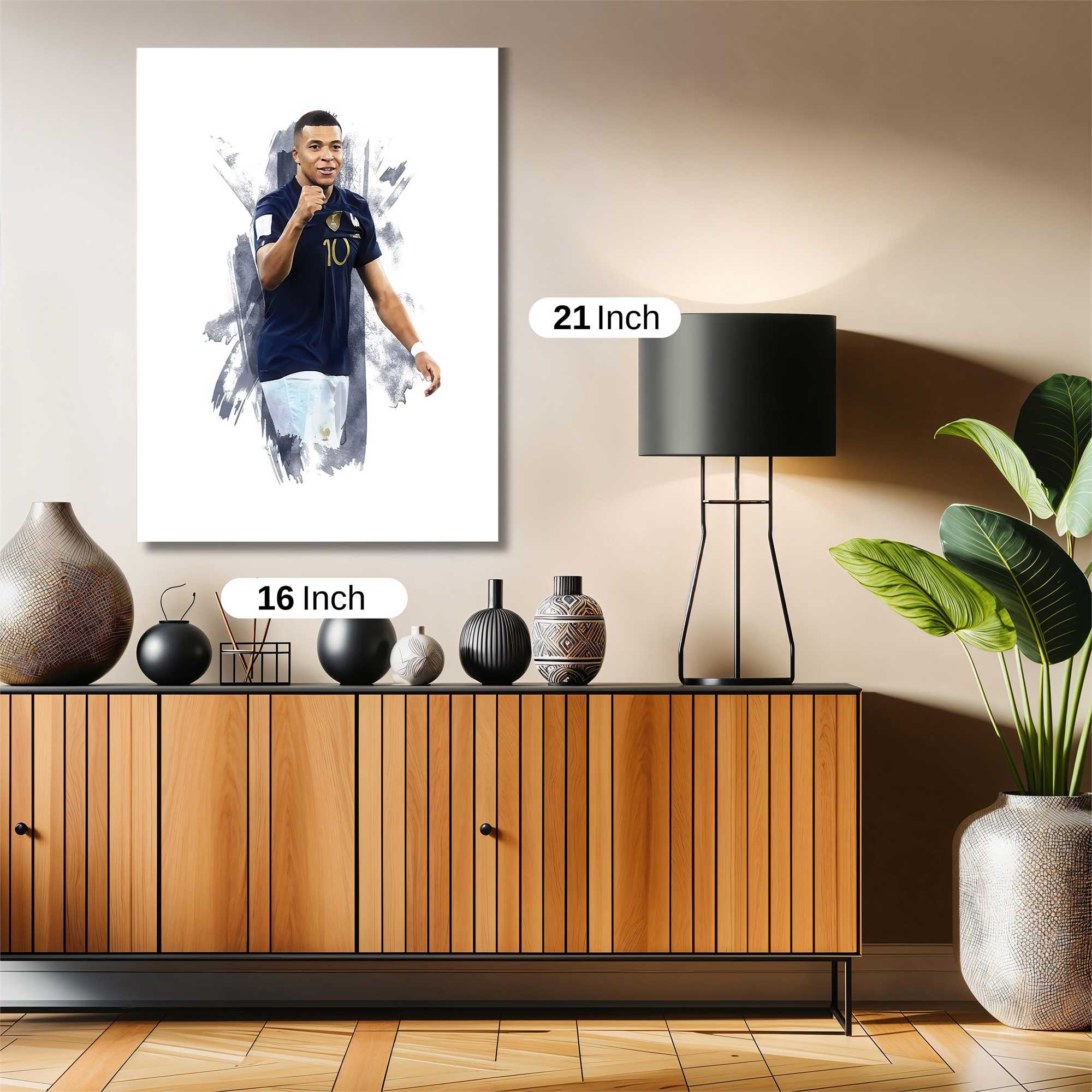 Mbappe Triumphant Safe Wall Magnetic / M