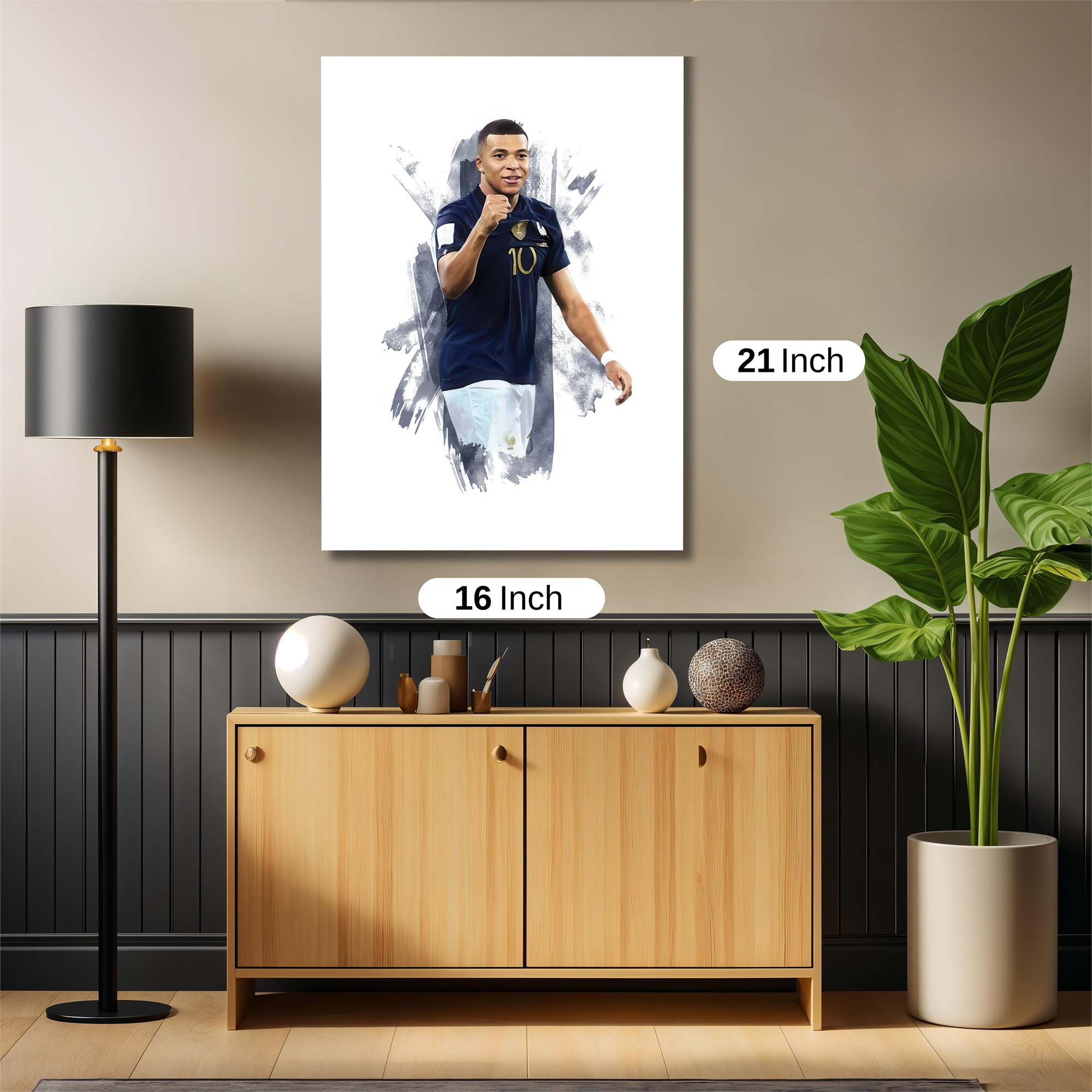 Mbappe Triumphant Safe Wall Magnetic / M