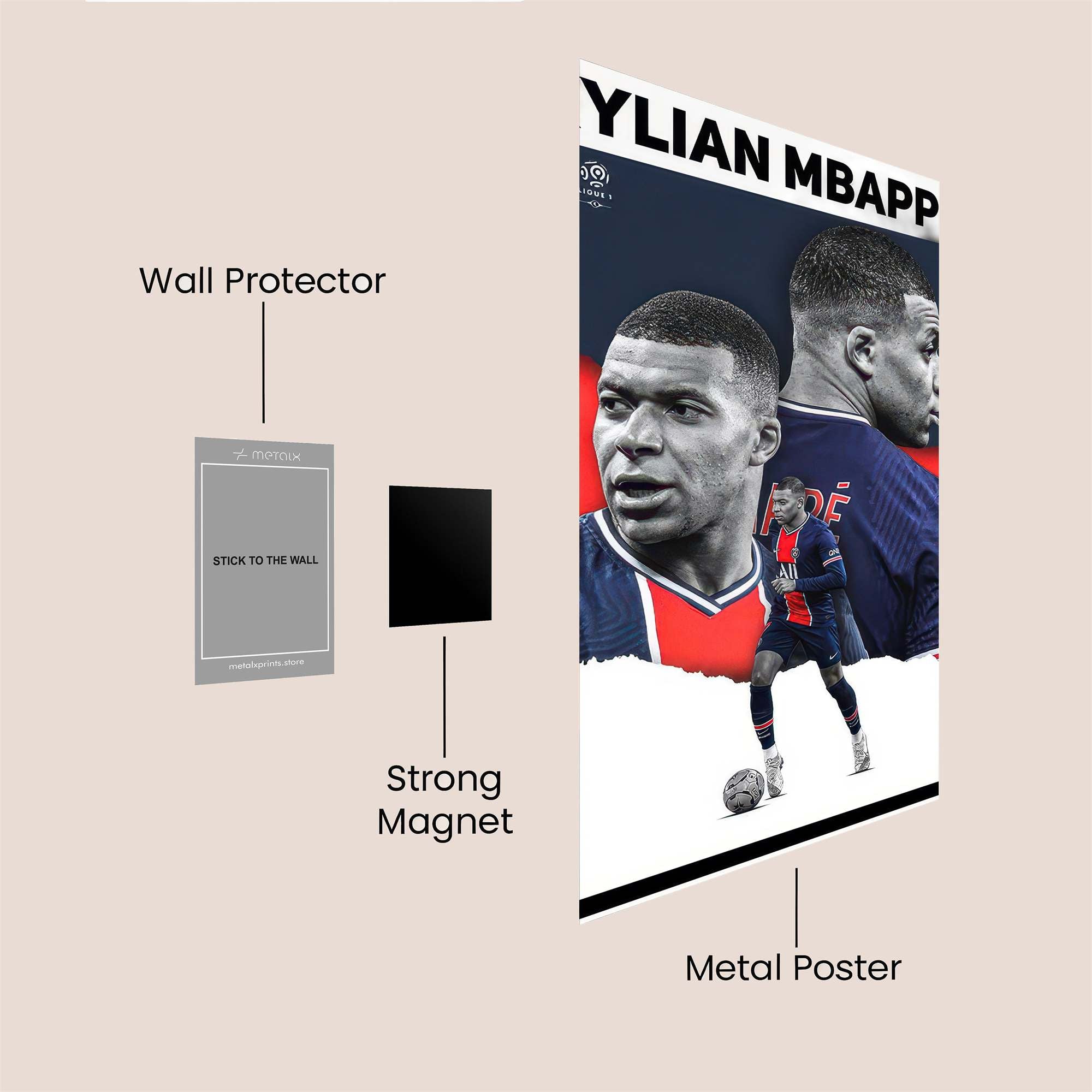 Mbapp? Majestic Safe Wall Magnetic / M