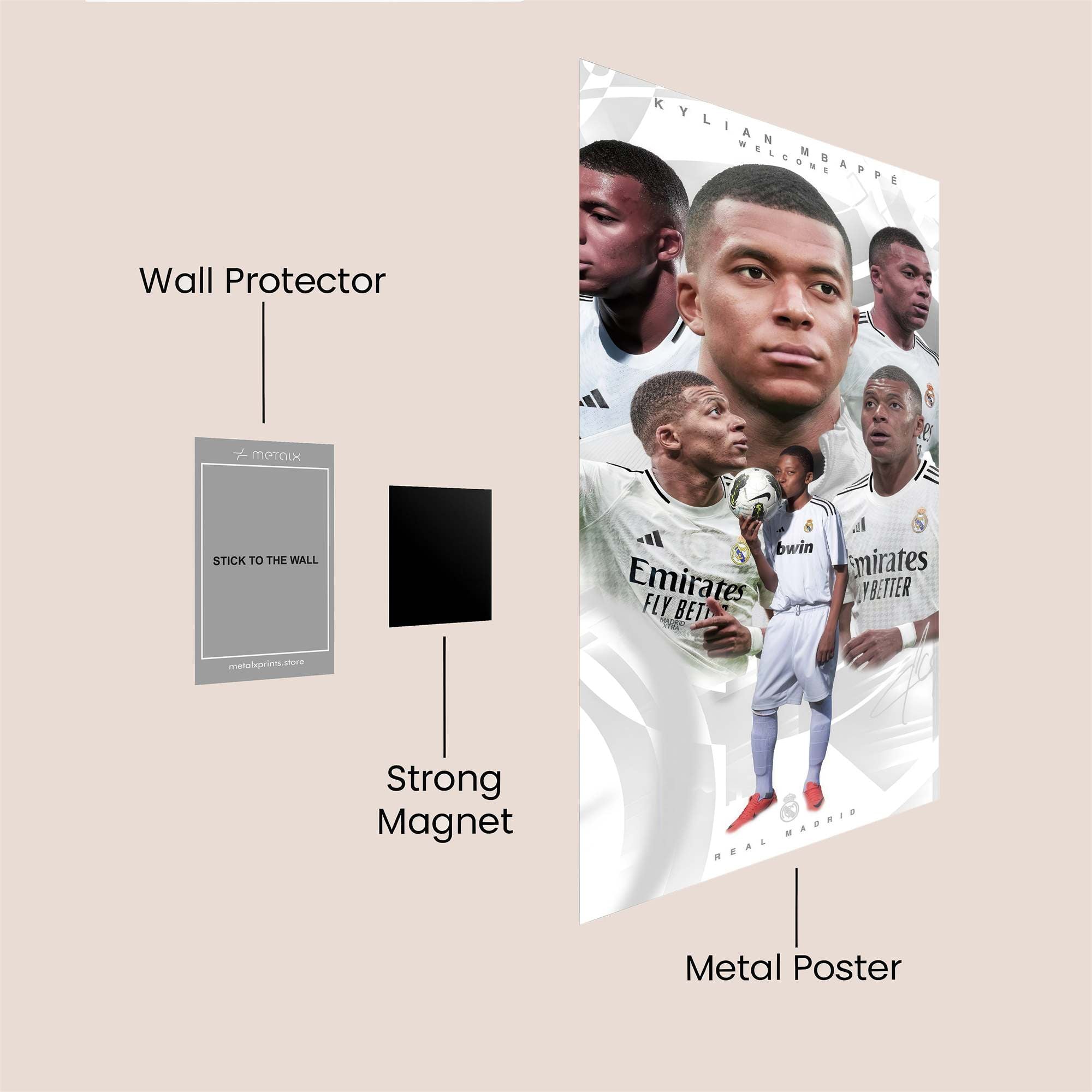 Mbapp? Majestic Safe Wall Magnetic / M