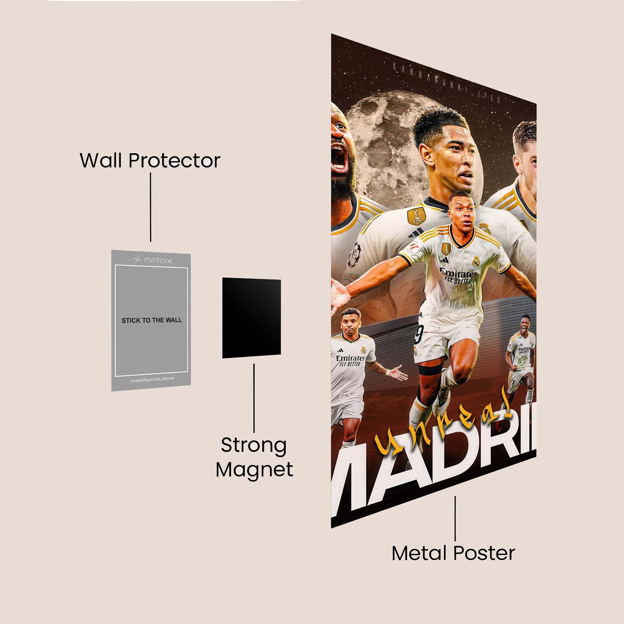 Madrid Magic Safe Wall Magnetic / M