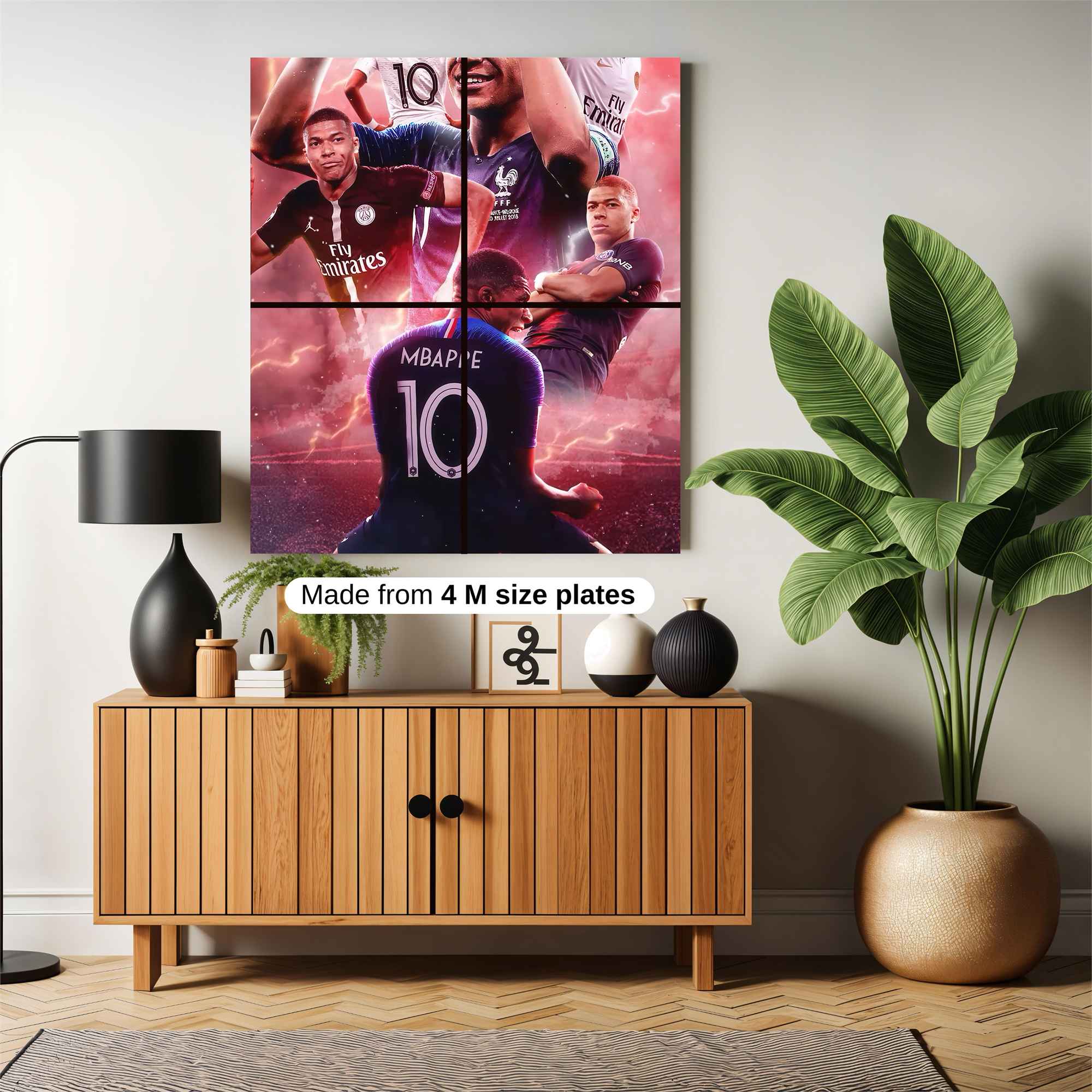 Mbappe Triumphant Safe Wall Magnetic / M