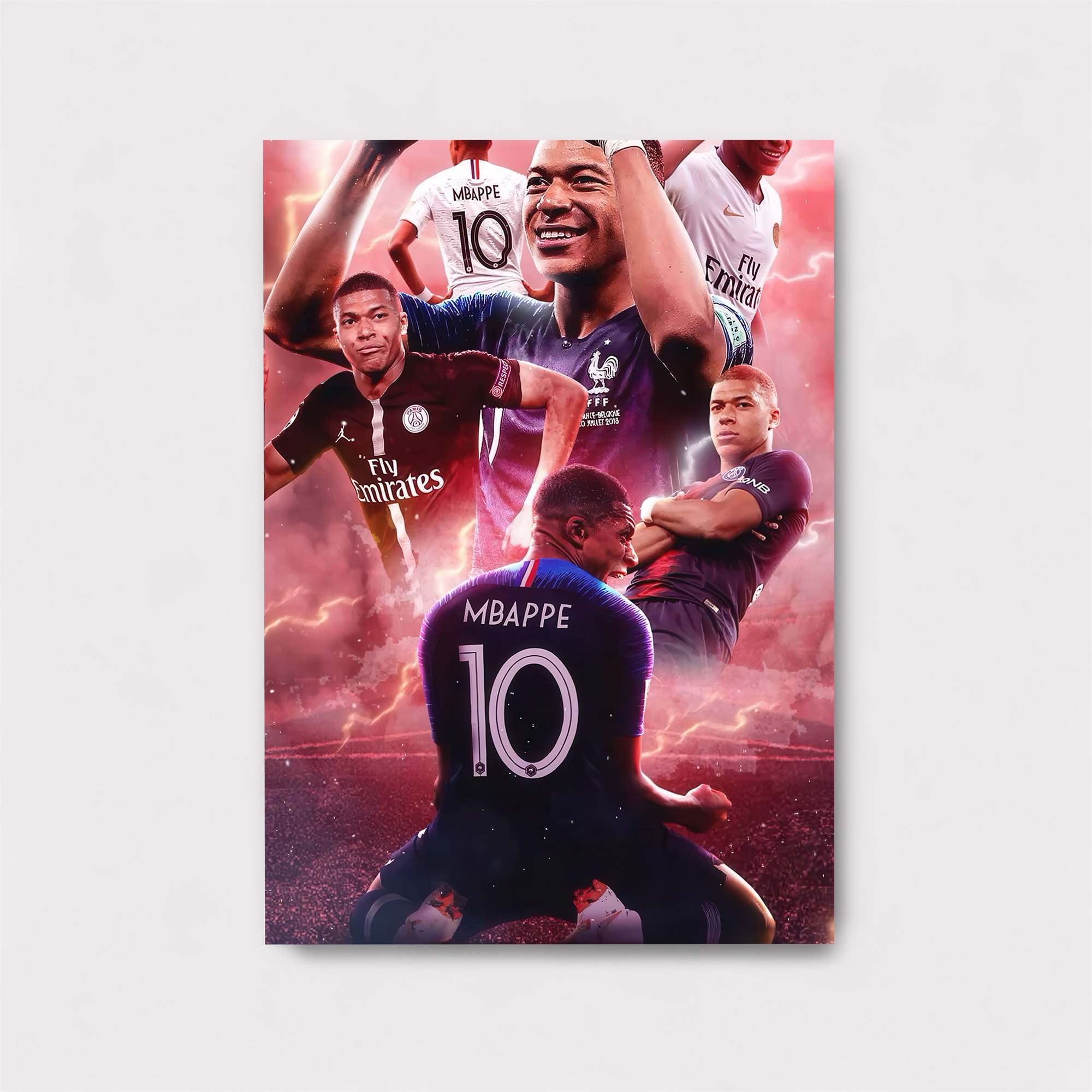 Mbappe Triumphant Safe Wall Magnetic / M