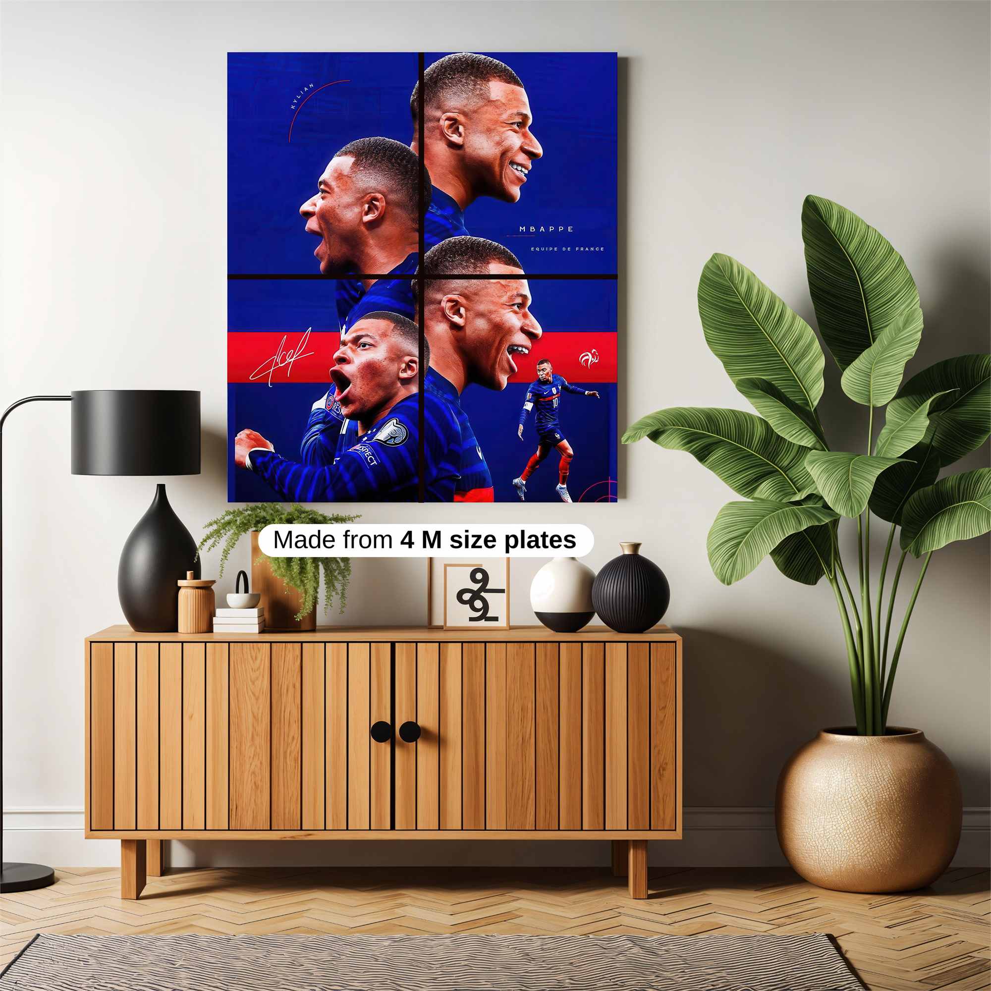 Mbappe Ecstatic Safe Wall Magnetic / M