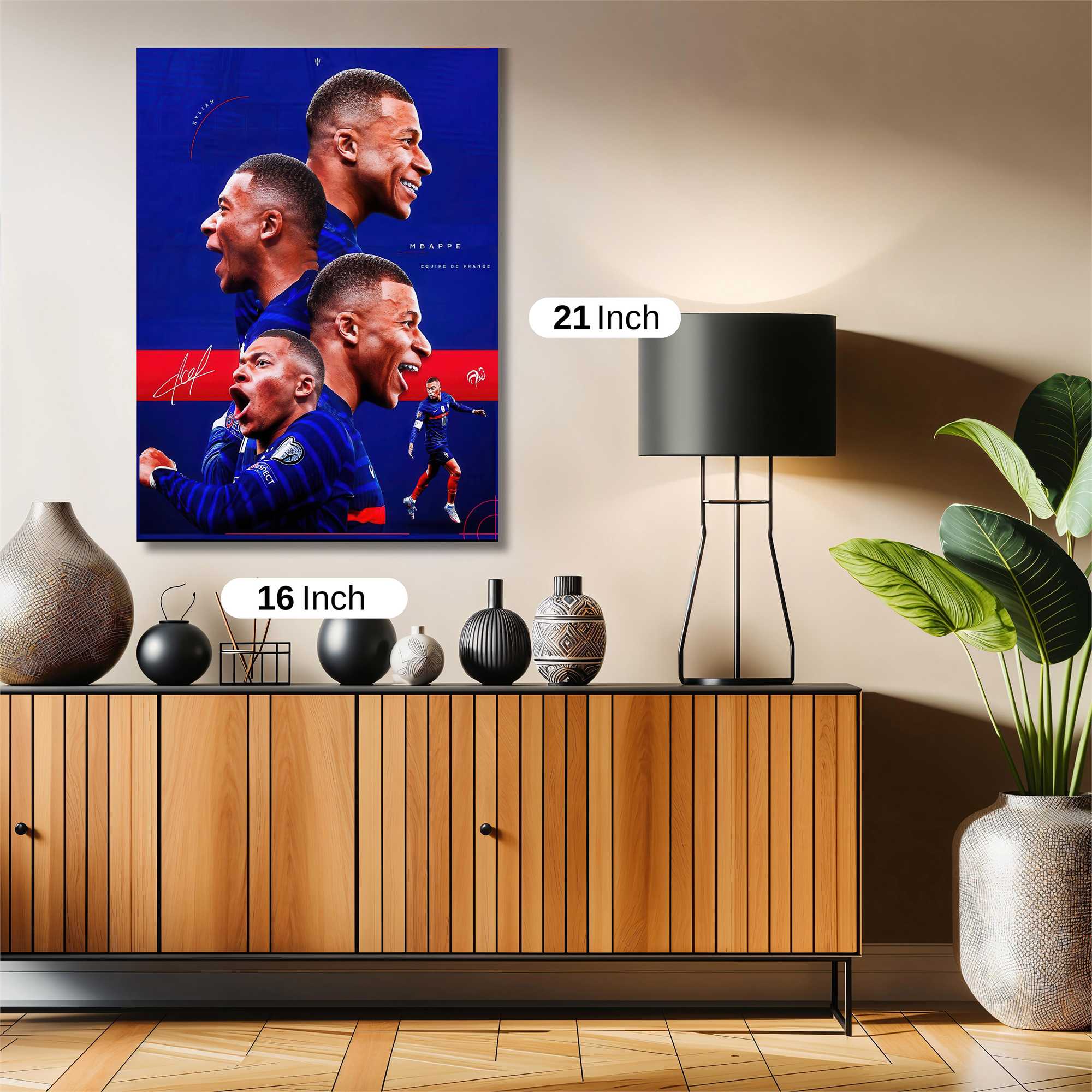 Mbappe Ecstatic Safe Wall Magnetic / M
