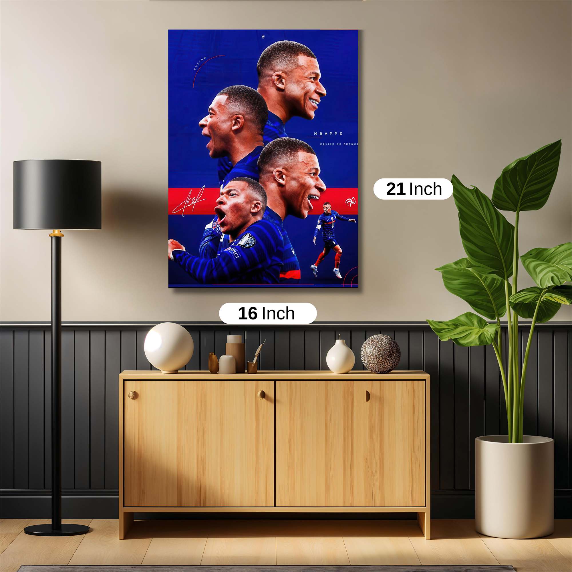 Mbappe Ecstatic Safe Wall Magnetic / M
