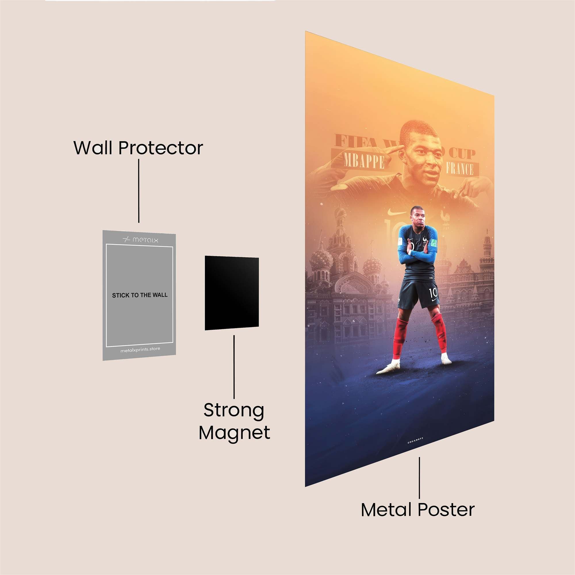 Mbapp? Triumph Safe Wall Magnetic / M