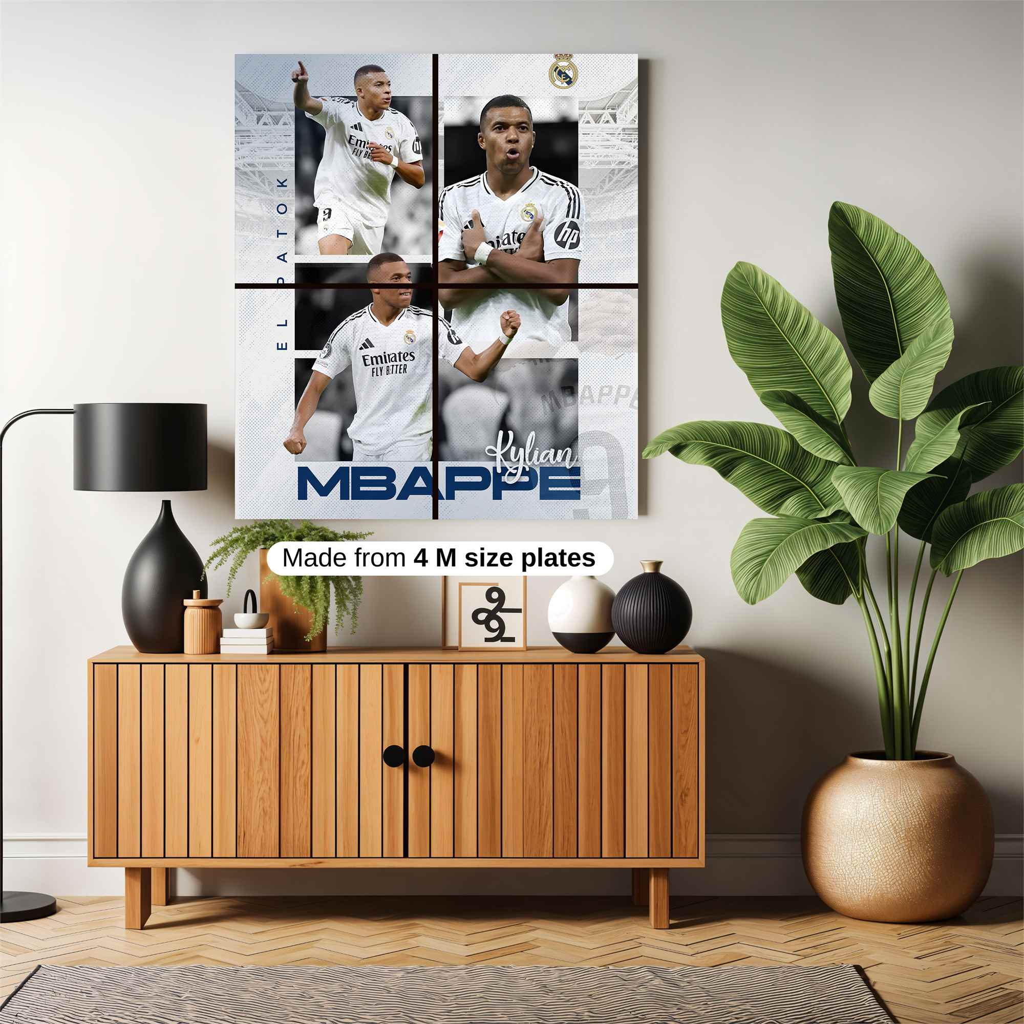 Mbappe Triumphant Safe Wall Magnetic / M