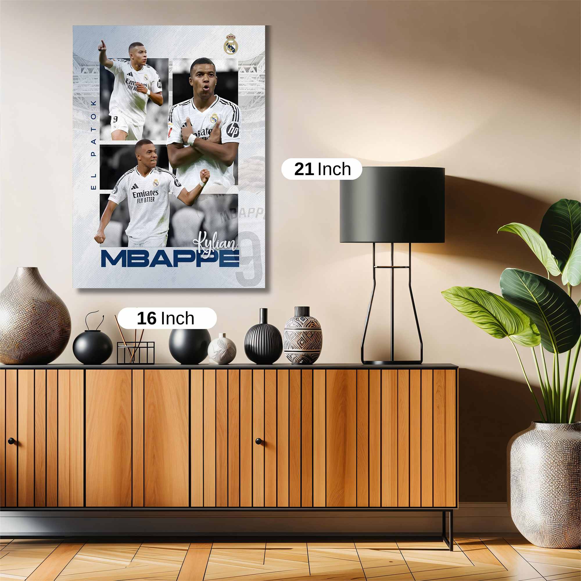 Mbappe Triumphant Safe Wall Magnetic / M
