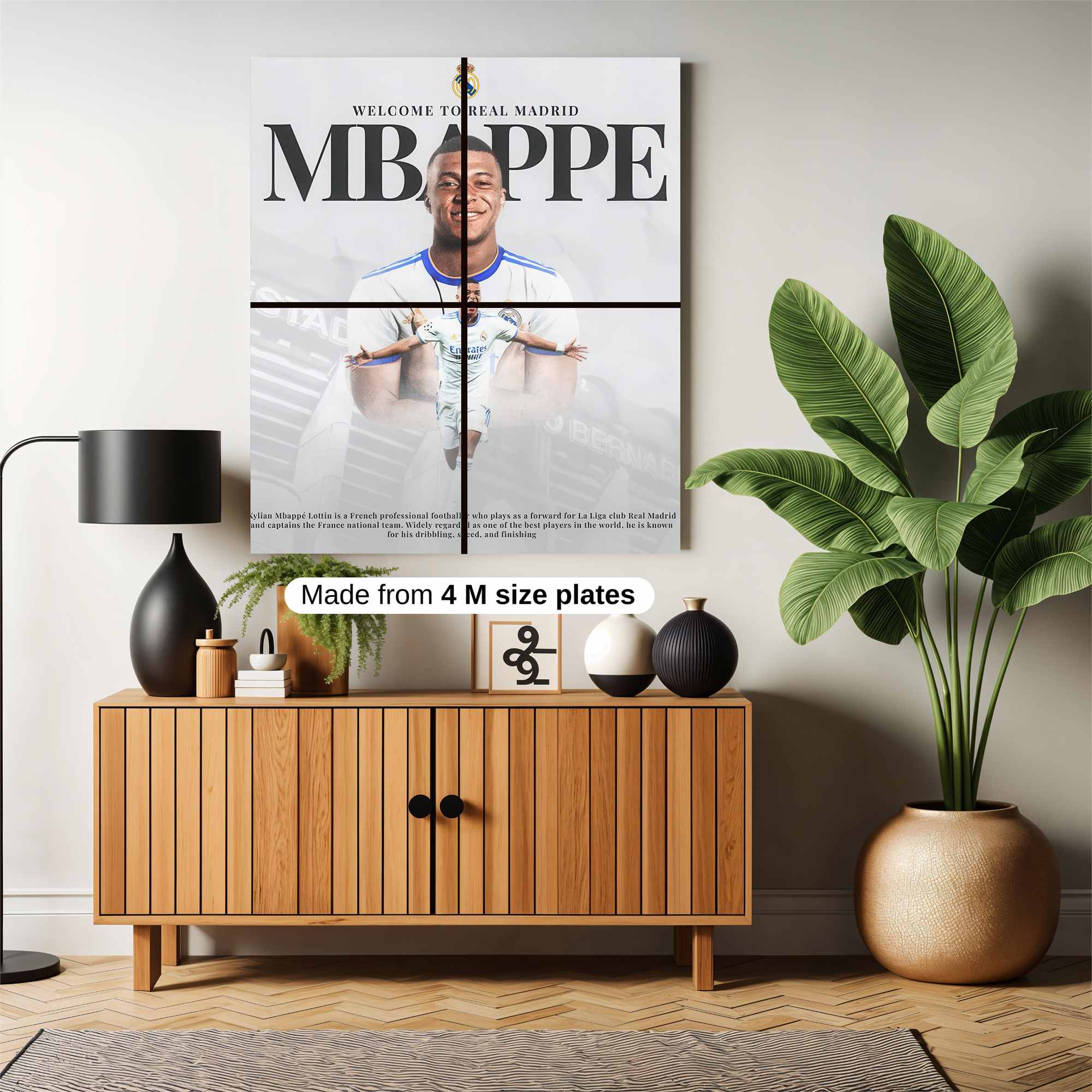 Mbappe Arrival Safe Wall Magnetic / M