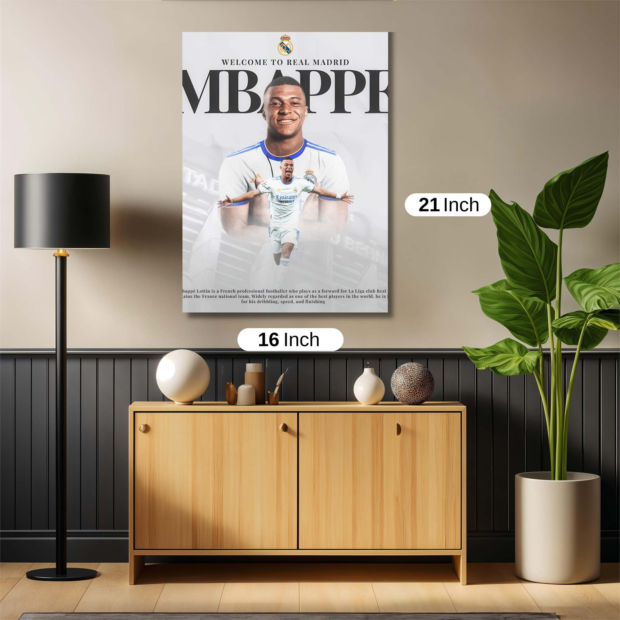 Mbappe Arrival Safe Wall Magnetic / M