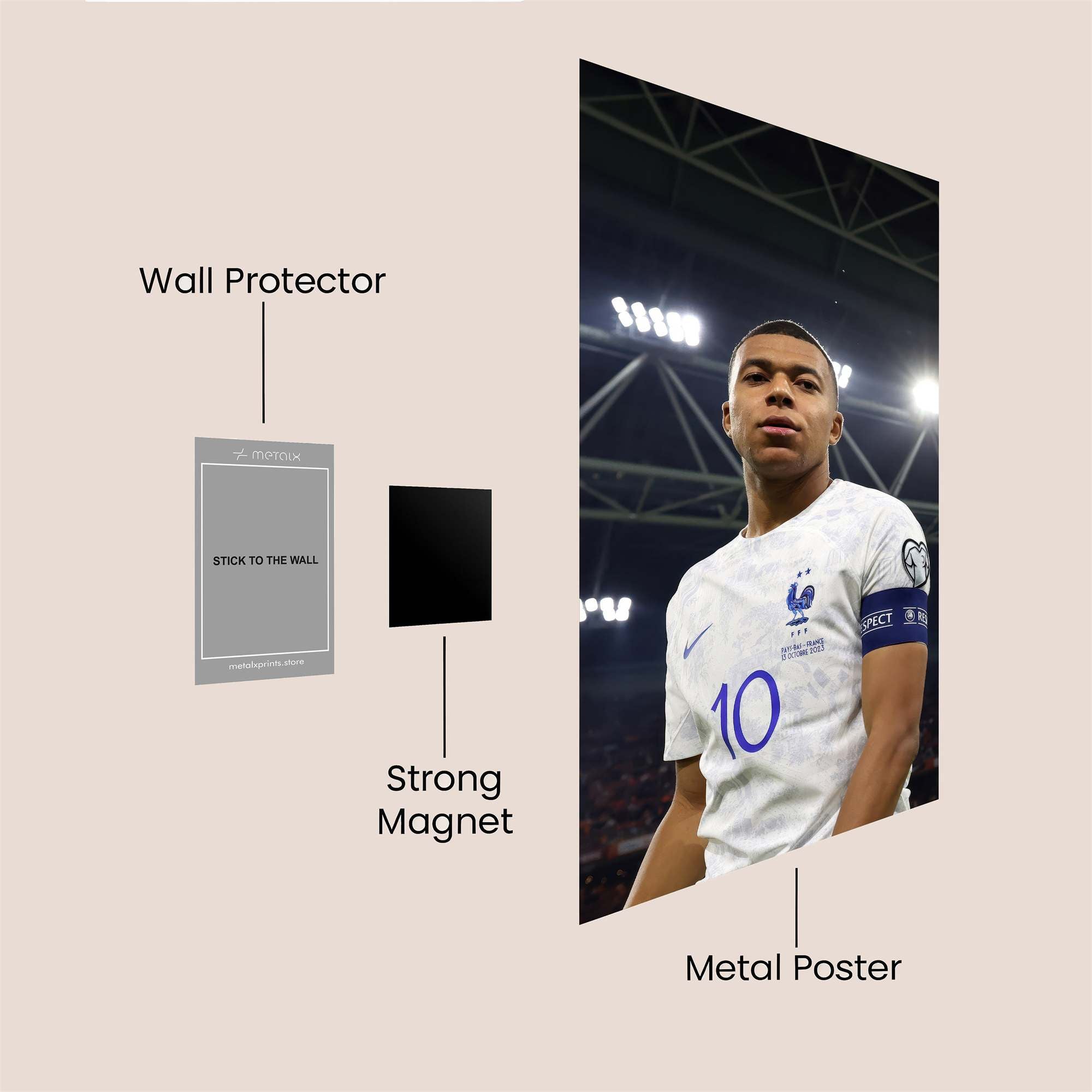 Mbappe Regal Safe Wall Magnetic / M