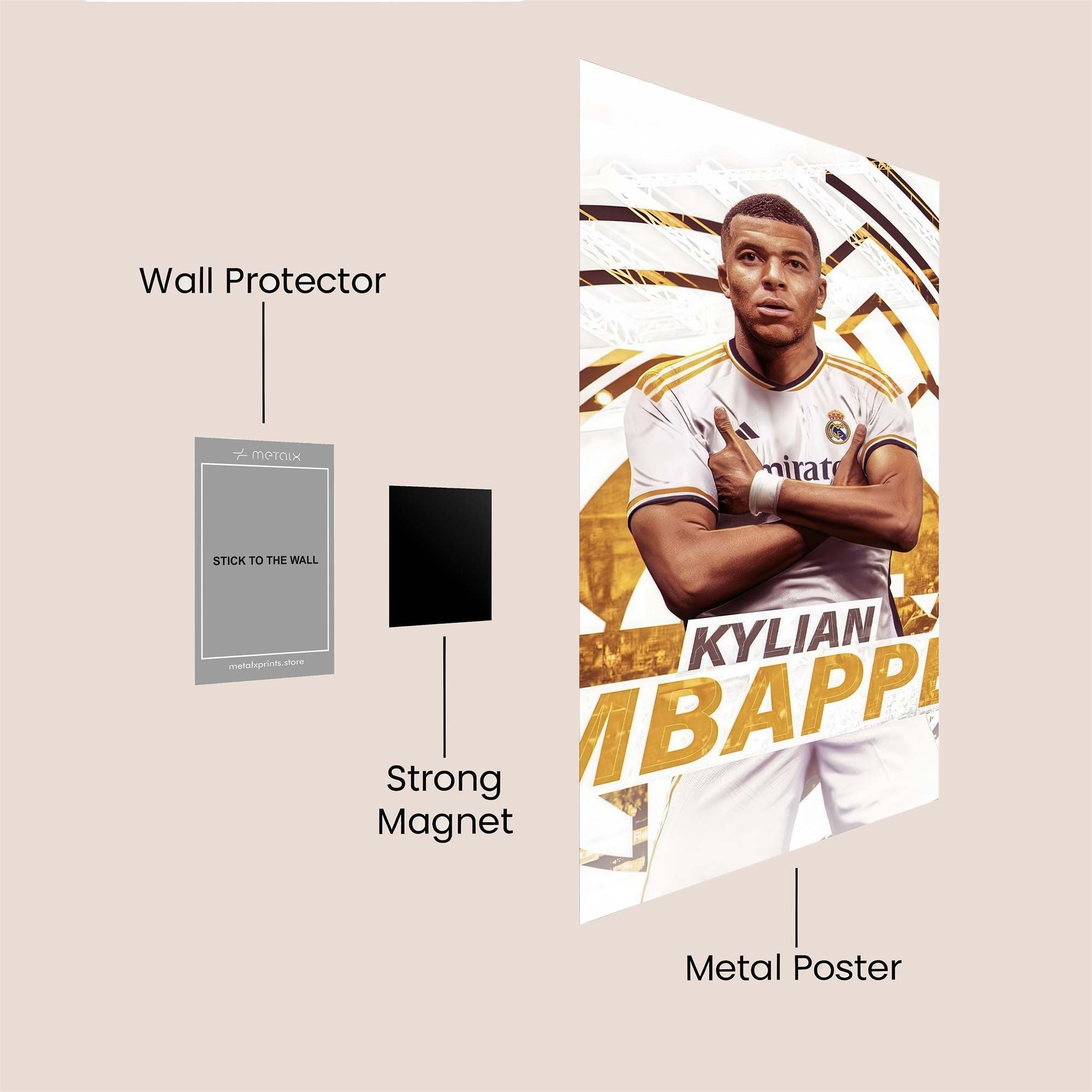 Mbapp? Majestic Safe Wall Magnetic / M