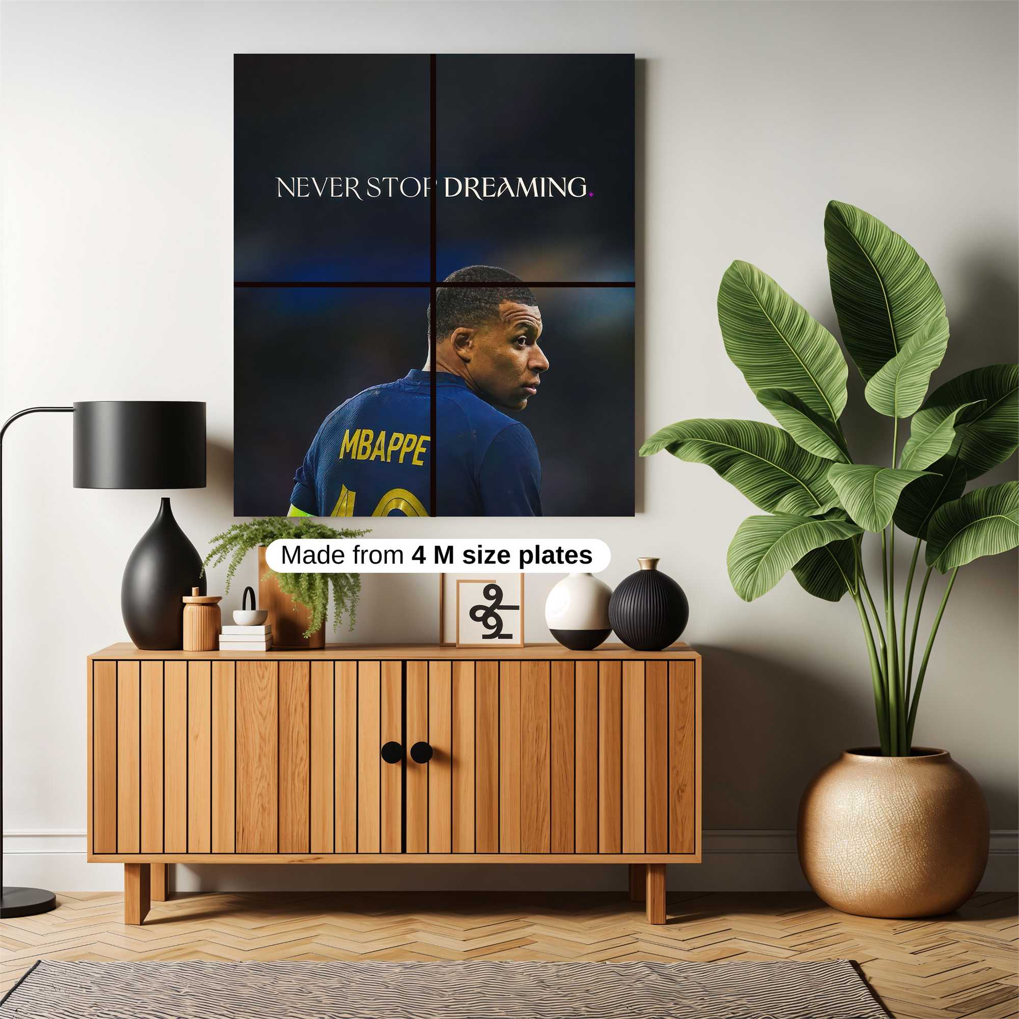Mbappe Dreaming Safe Wall Magnetic / M