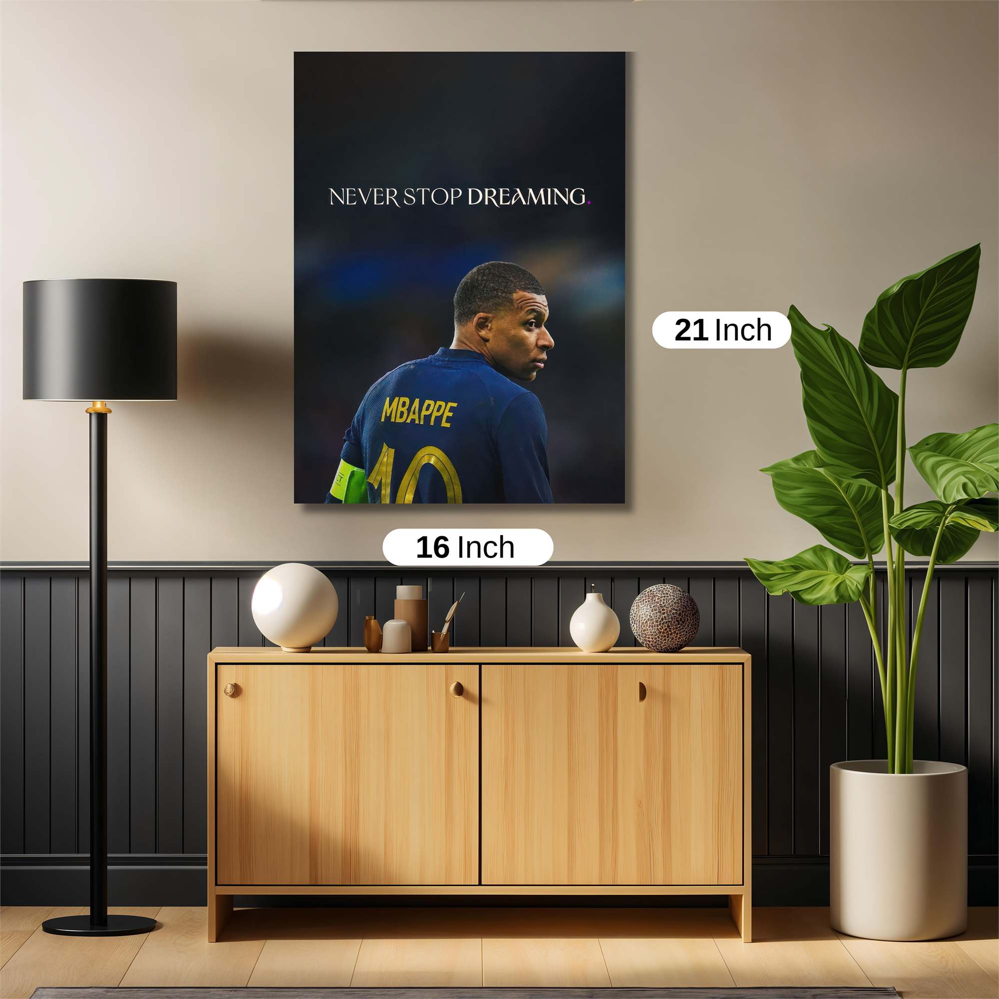 Mbappe Dreaming Safe Wall Magnetic / M