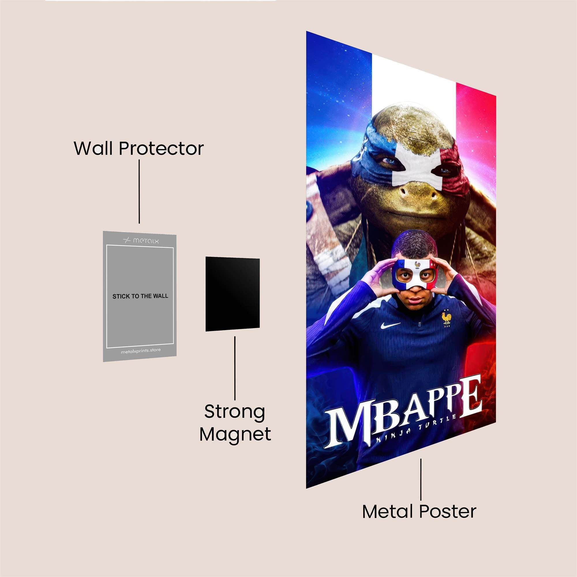 Mbapp? Marvel Safe Wall Magnetic / M