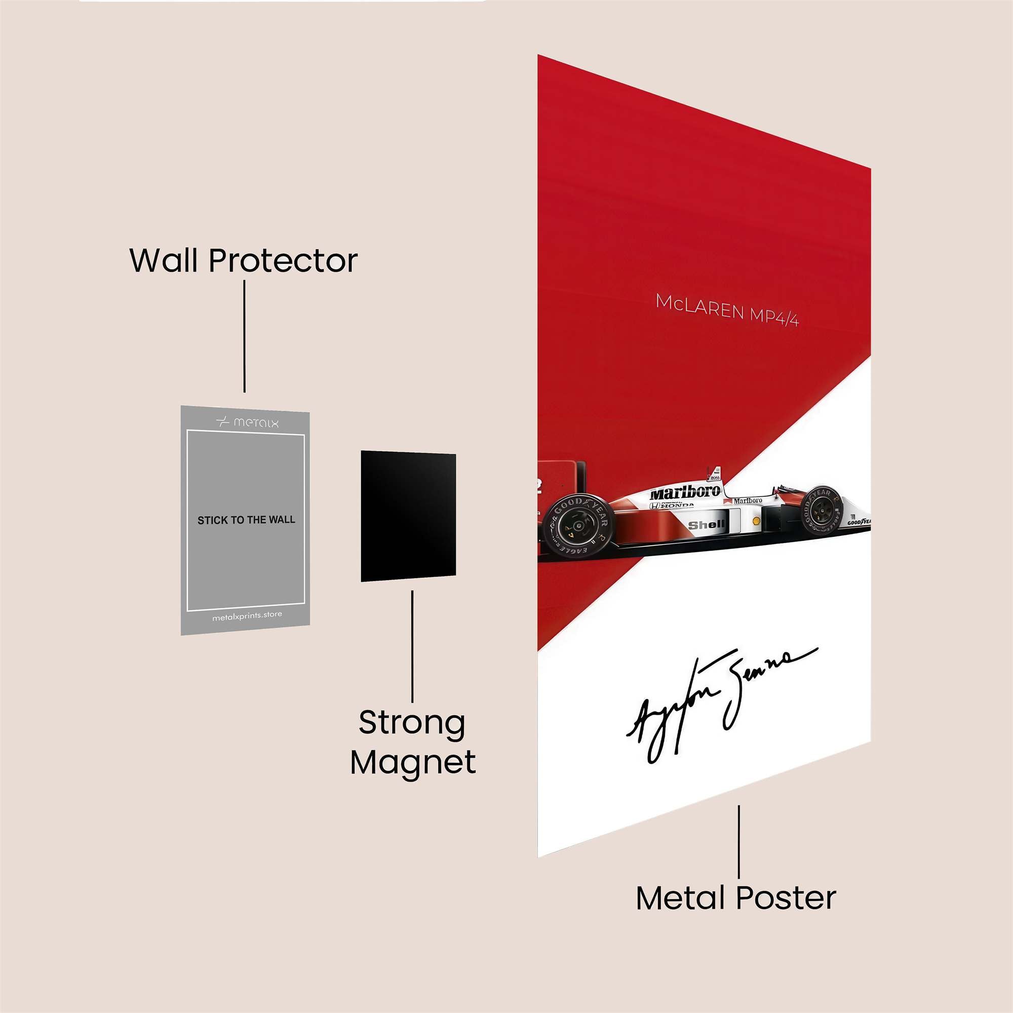 Senna Legend Safe Wall Magnetic / M