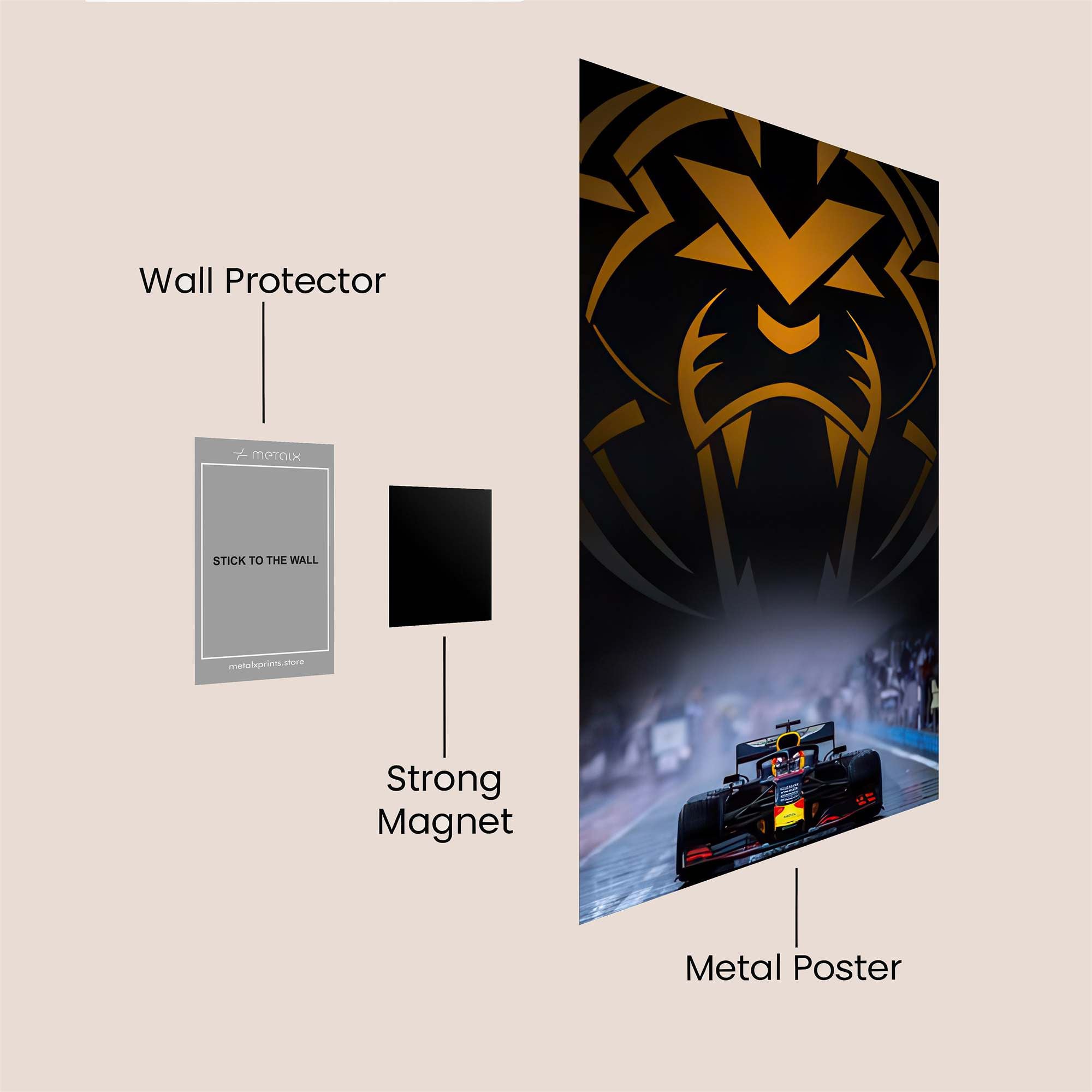 Verstappen Velocity Safe Wall Magnetic / M