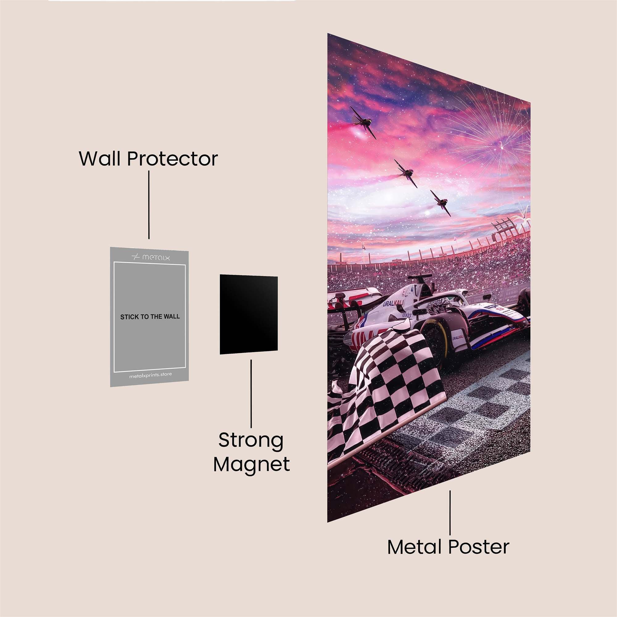 Victory Celebration Safe Wall Magnetic / M