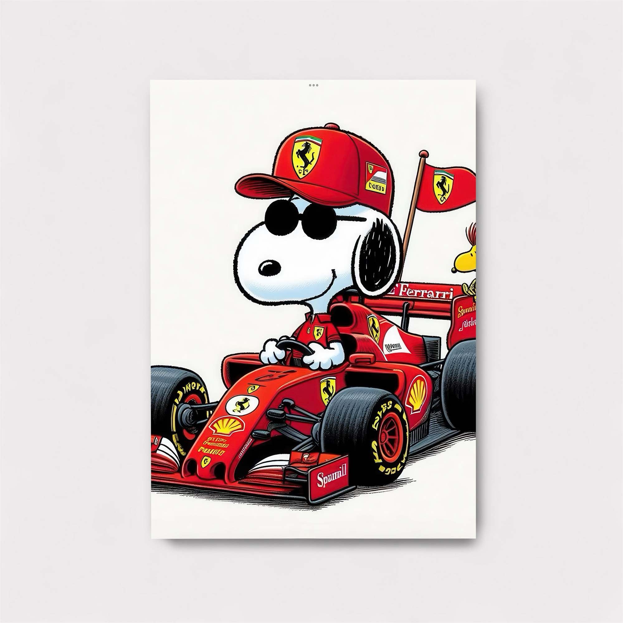 Snoopy Speedster Safe Wall Magnetic / M