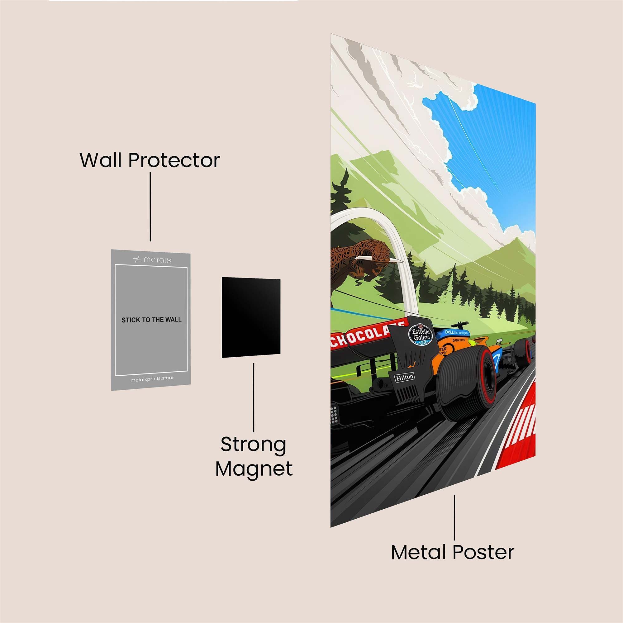 Verstappen Velocity Safe Wall Magnetic / M