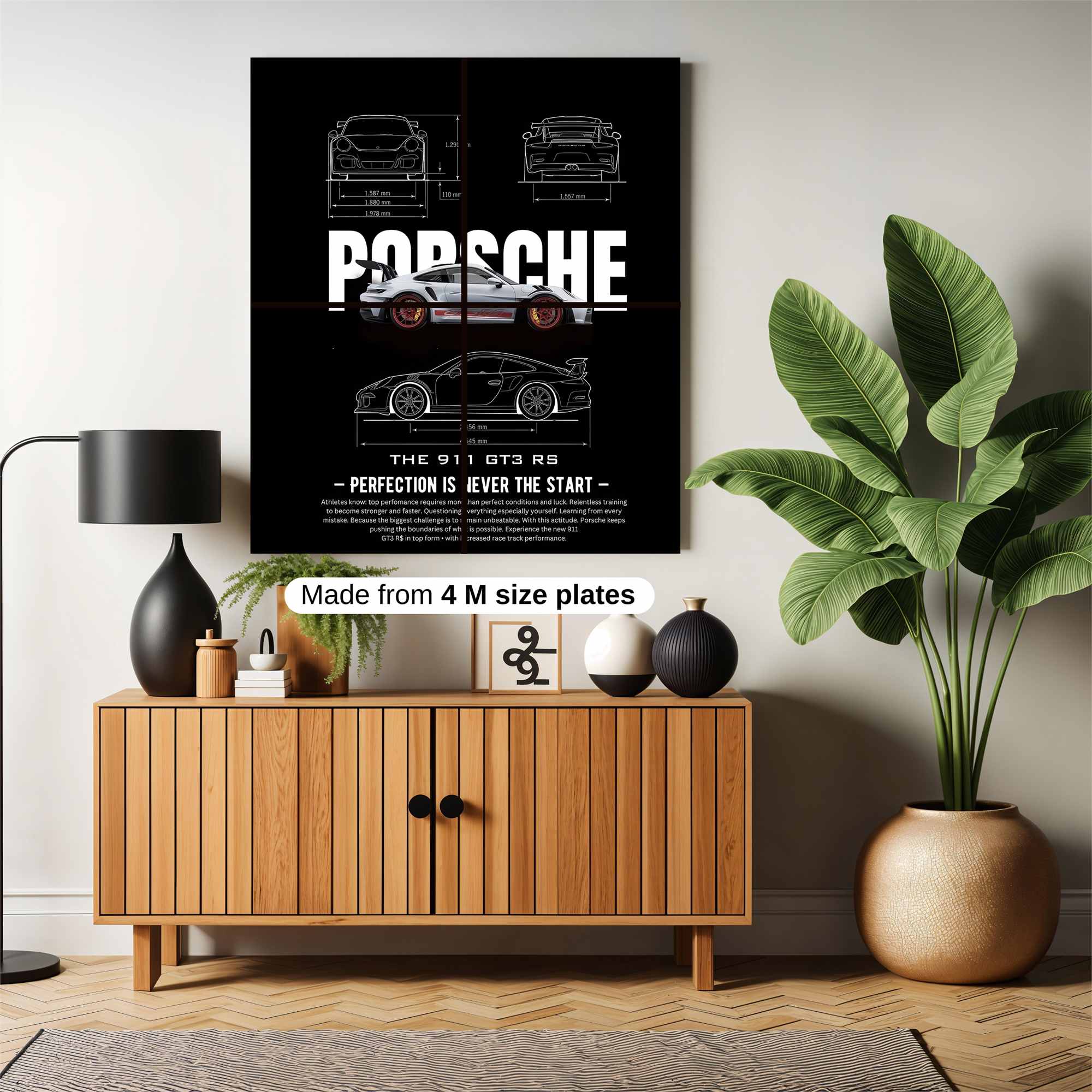 Porsche Passion Safe Wall Magnetic / M