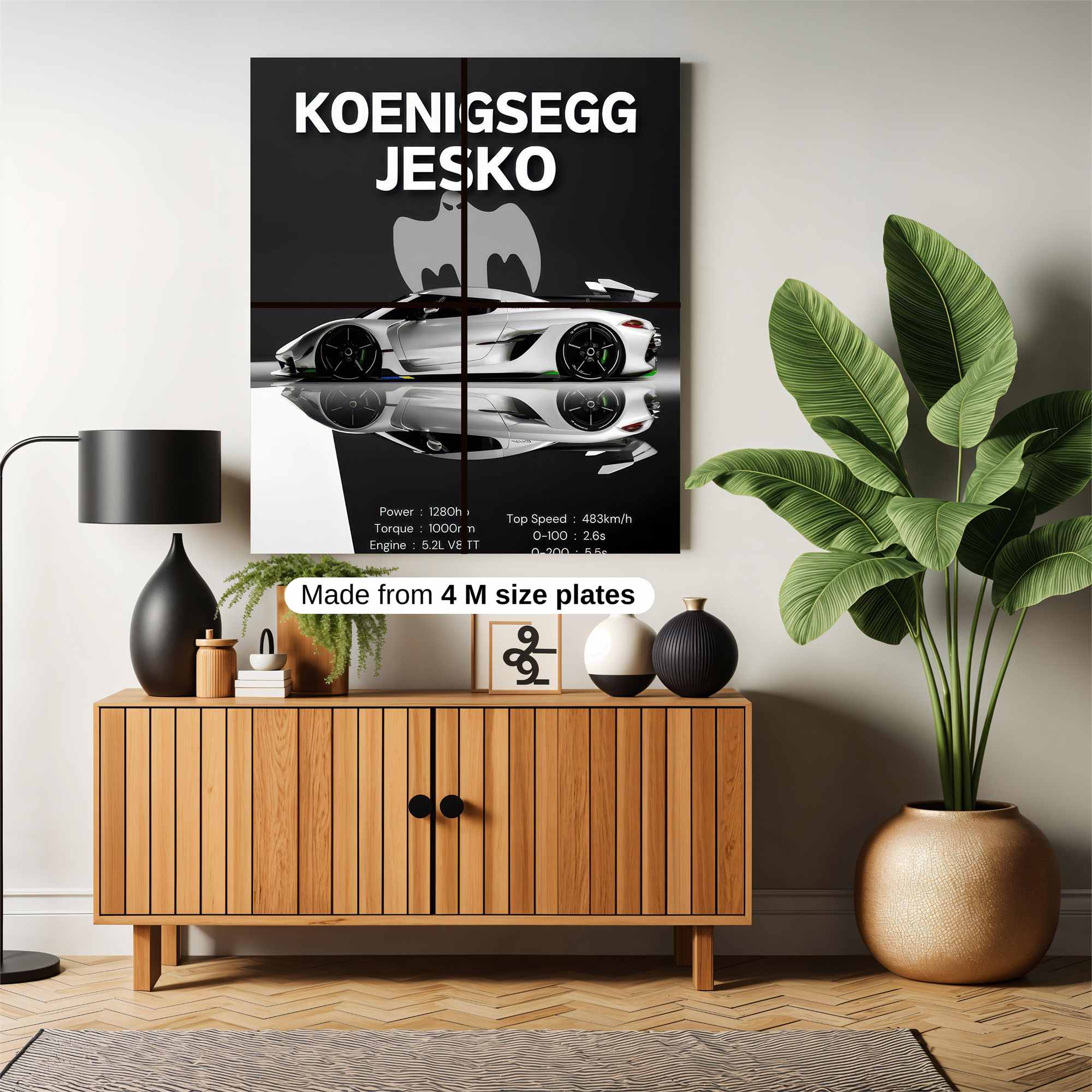 Jesko Elegance Safe Wall Magnetic / M