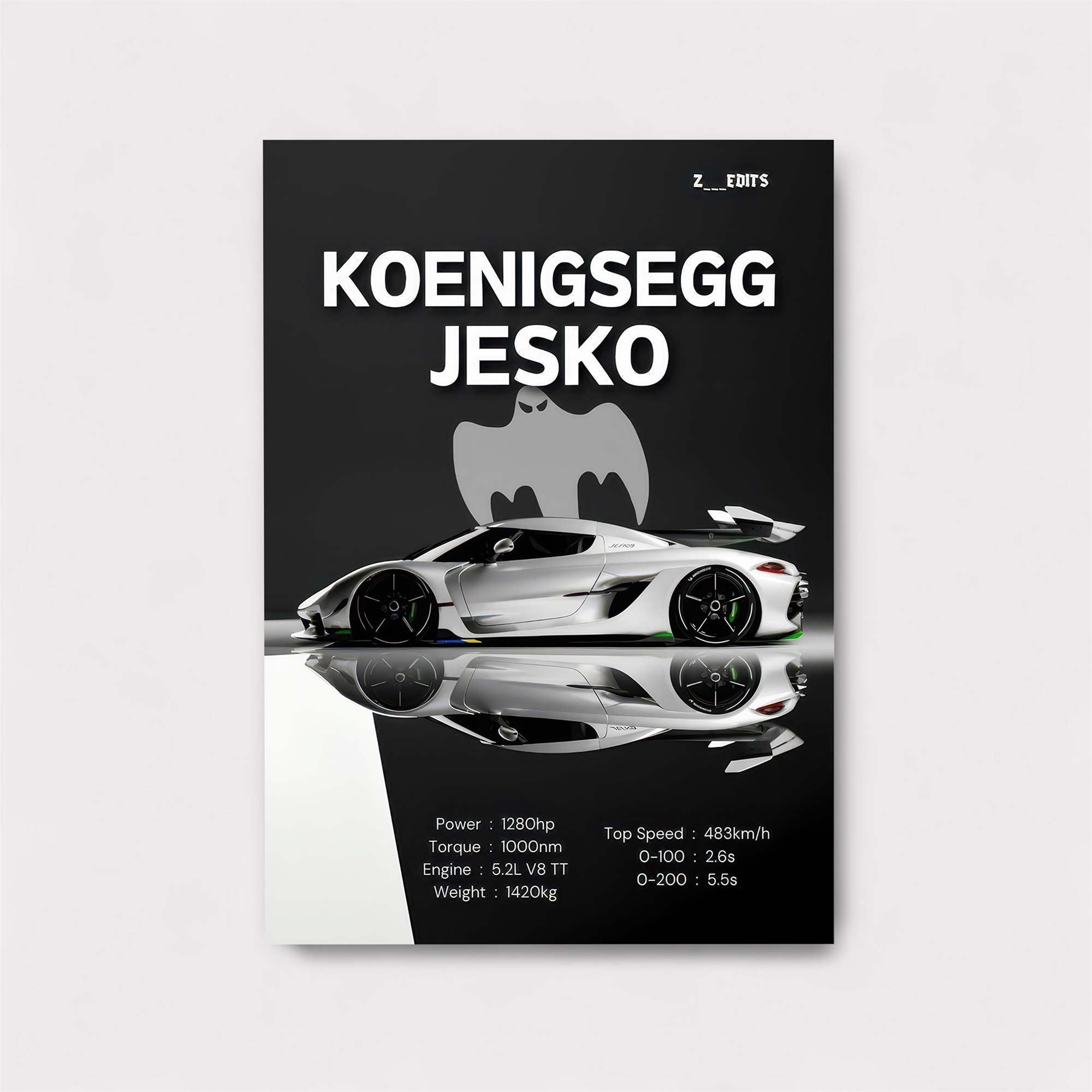 Jesko Elegance Safe Wall Magnetic / M