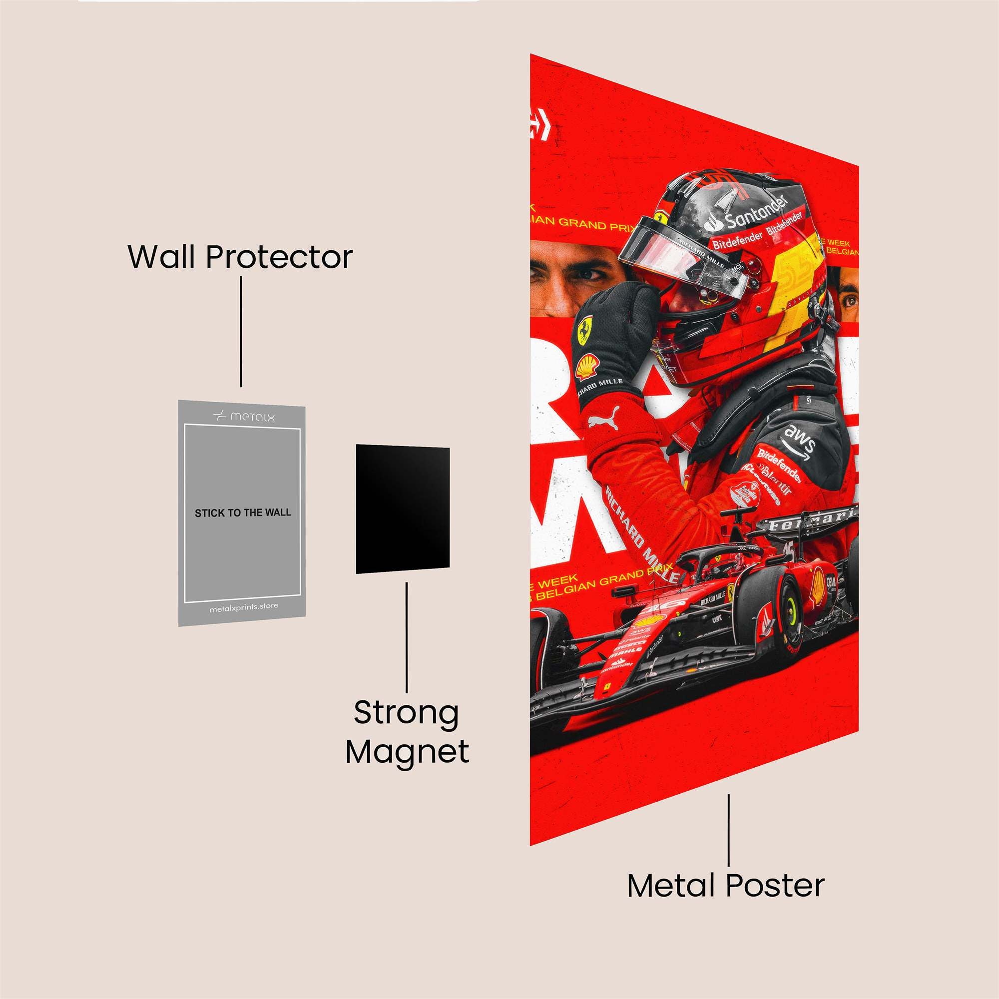 Leclerc Passion Safe Wall Magnetic / M