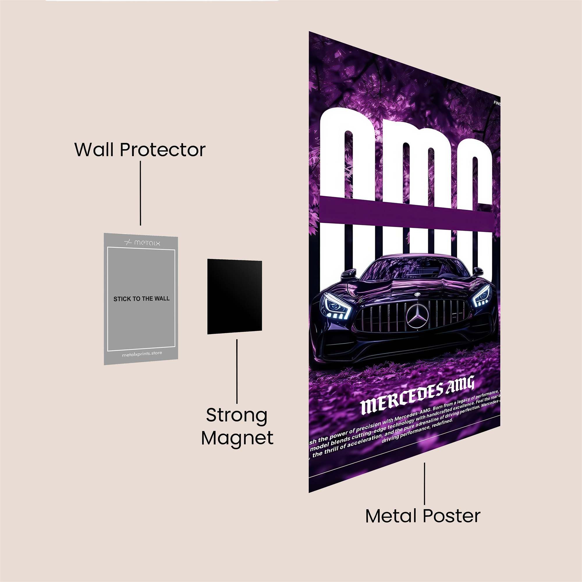 Mercedes Majesty Safe Wall Magnetic / M