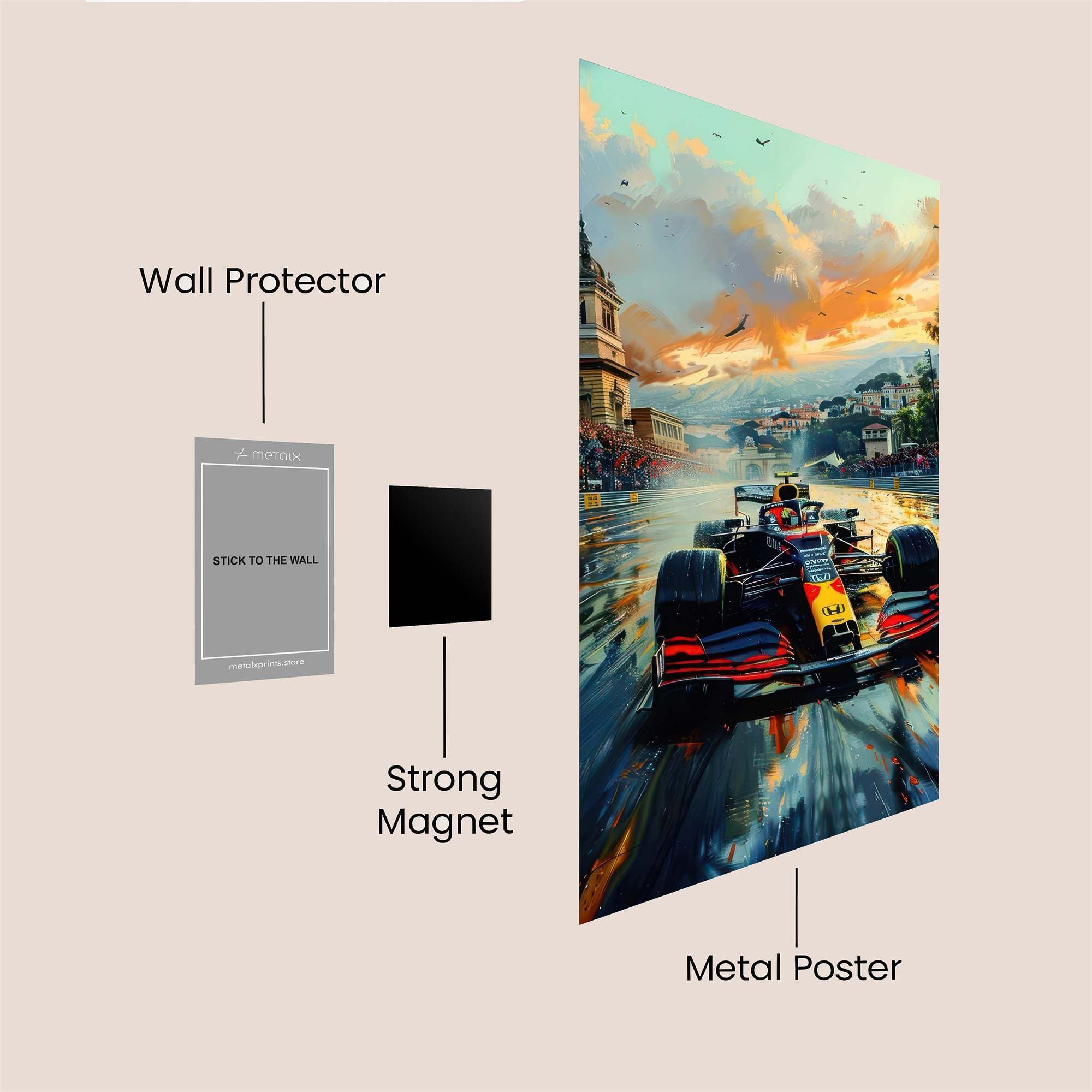 Verstappen Victorious Safe Wall Magnetic / M