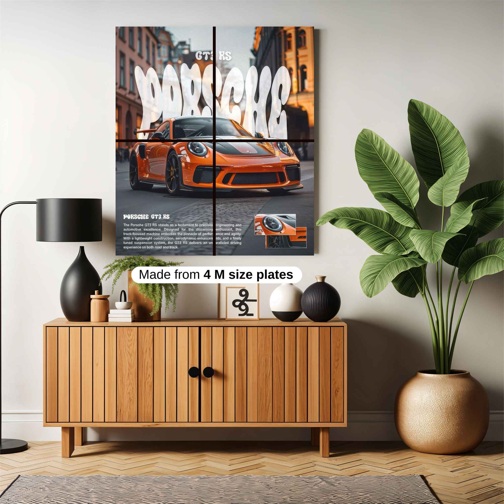 Porsche Passionate Safe Wall Magnetic / M