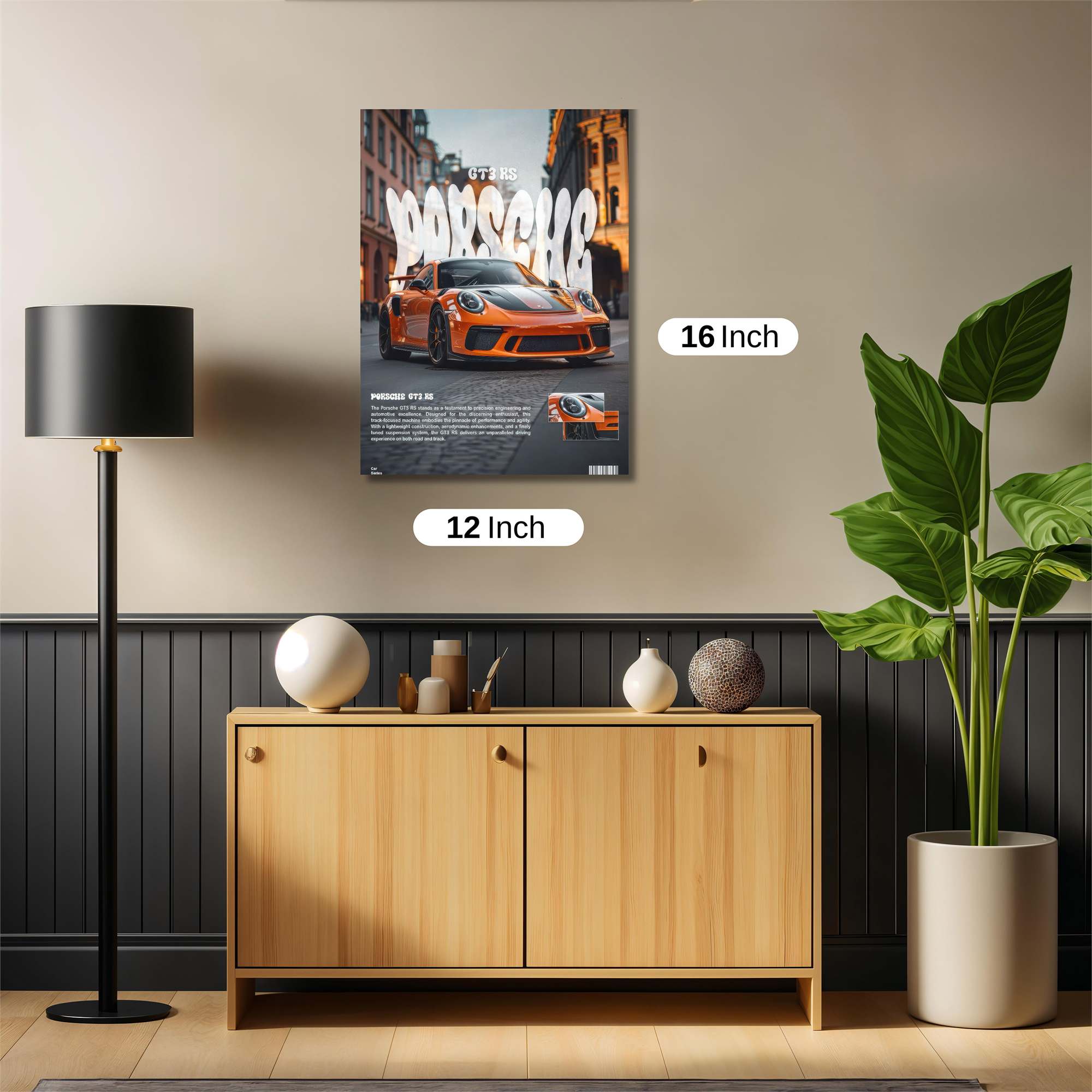 Porsche Passionate Safe Wall Magnetic / M