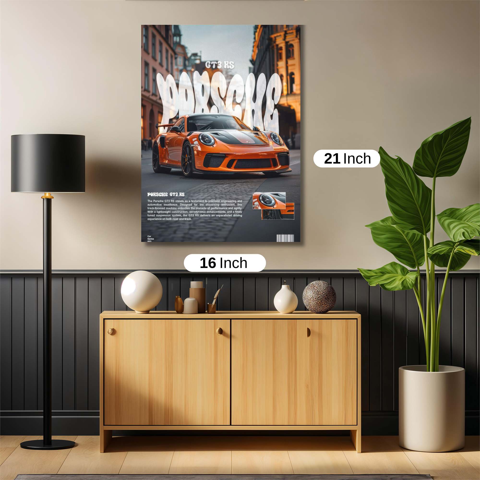 Porsche Passionate Safe Wall Magnetic / M