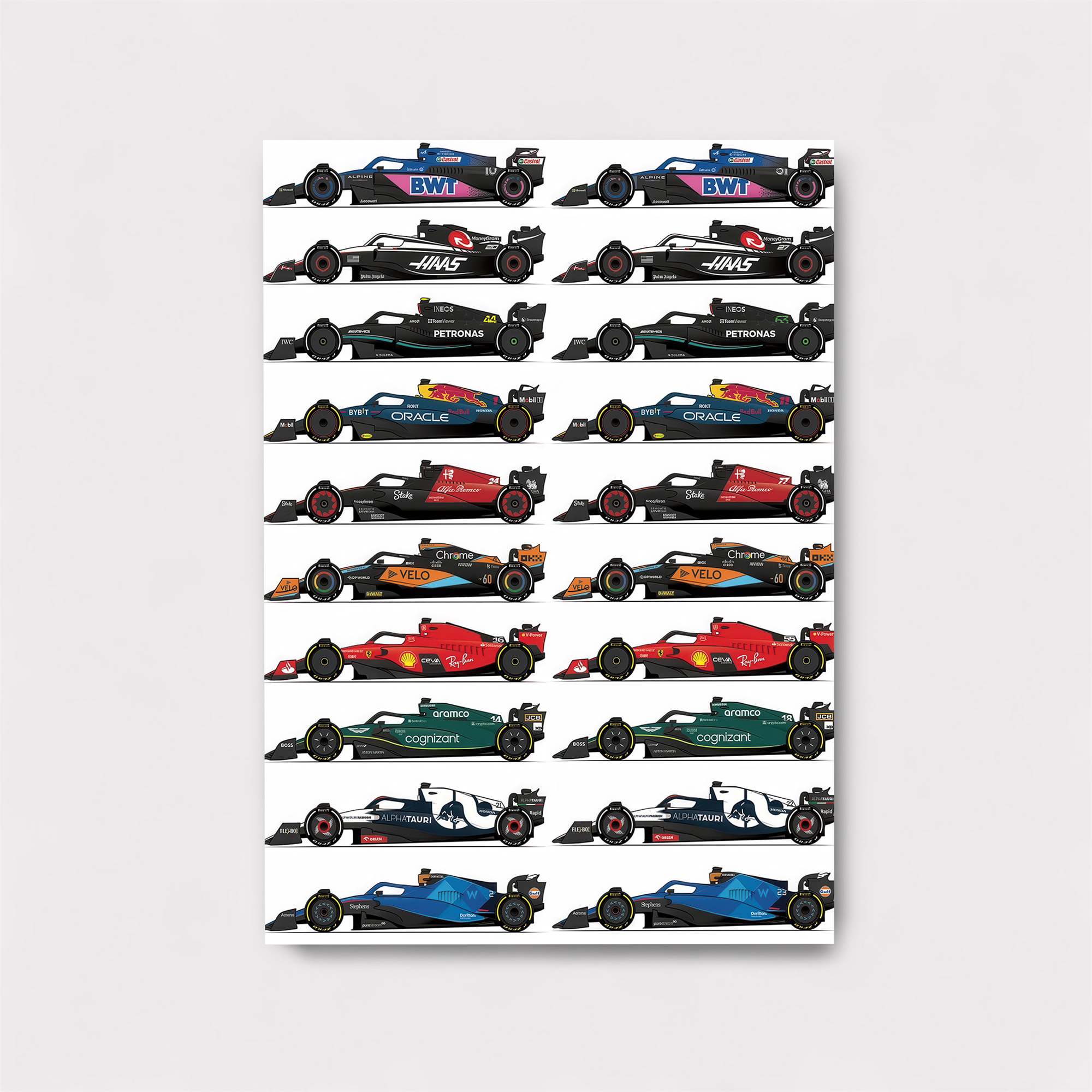 Racers United Safe Wall Magnetic / M