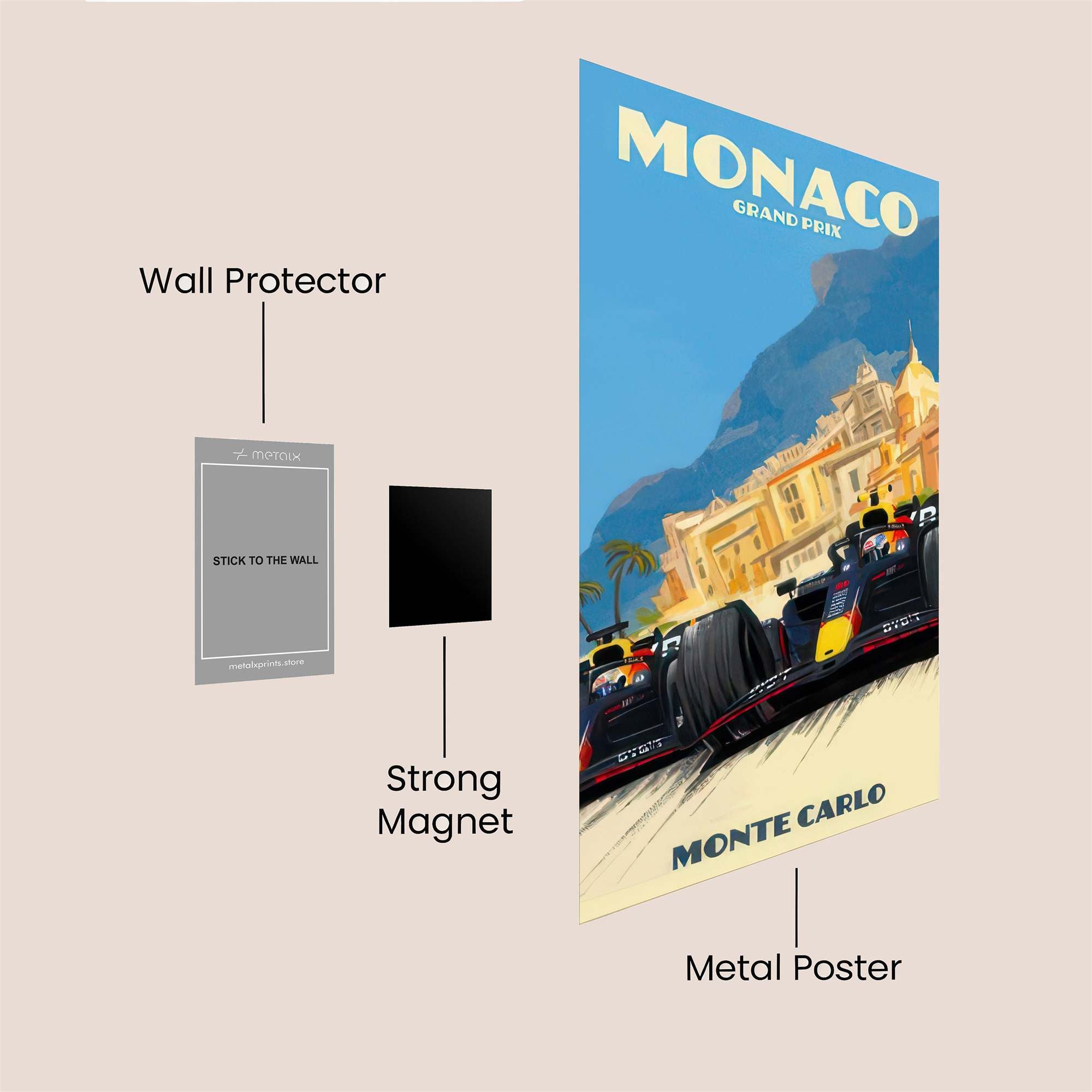 Monaco Mania Safe Wall Magnetic / M
