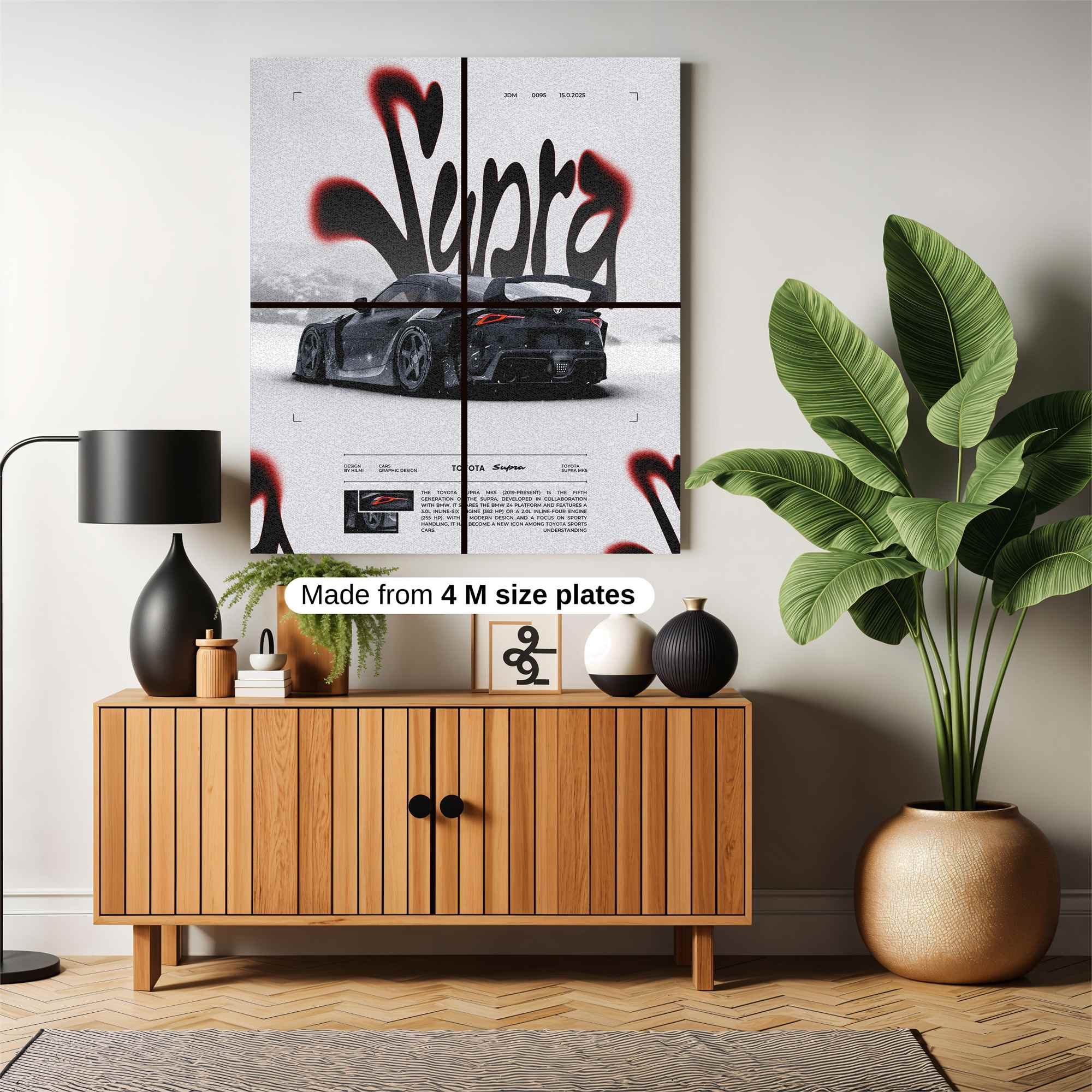 Supra Sleek Safe Wall Magnetic / M