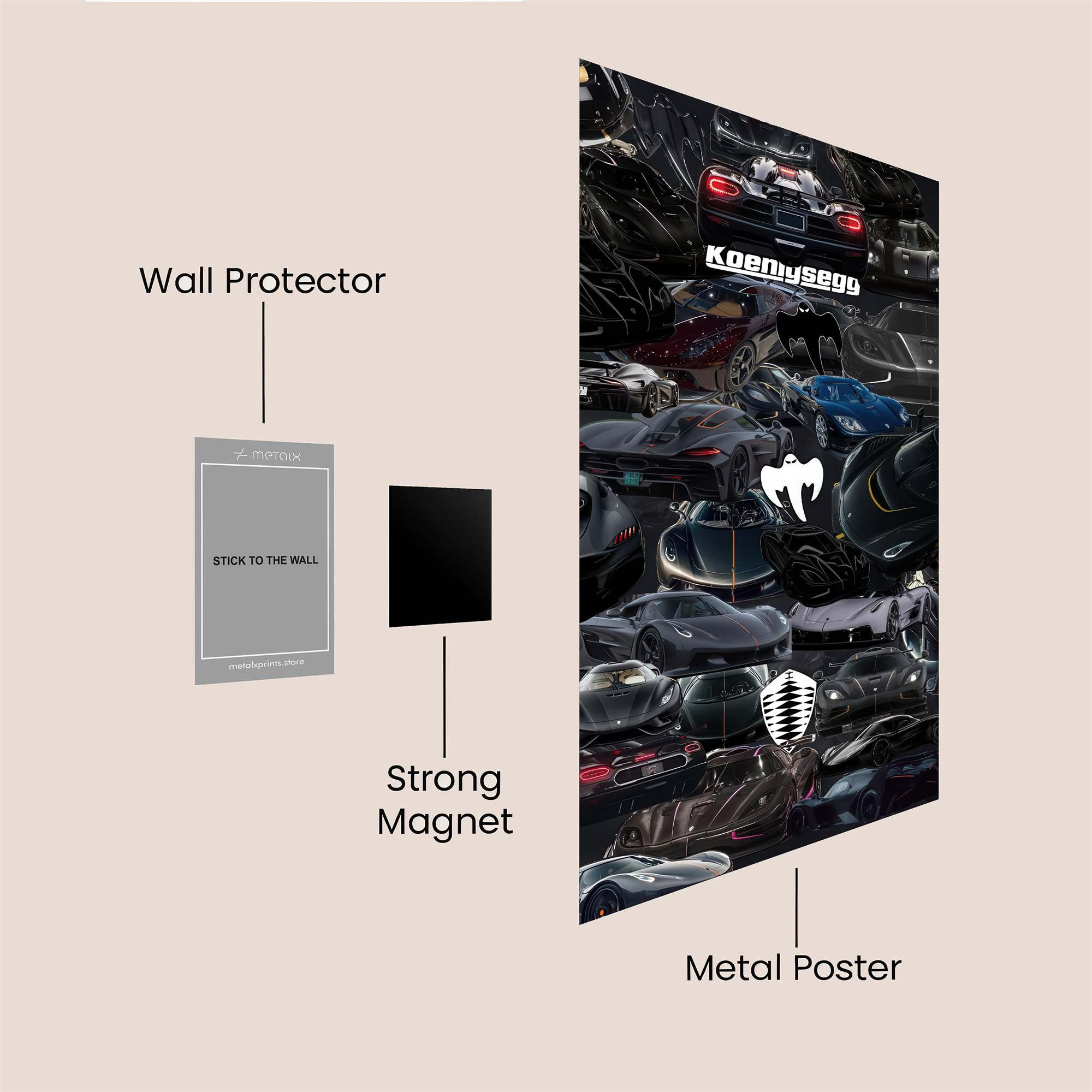 Koenigsegg Velocity Safe Wall Magnetic / M