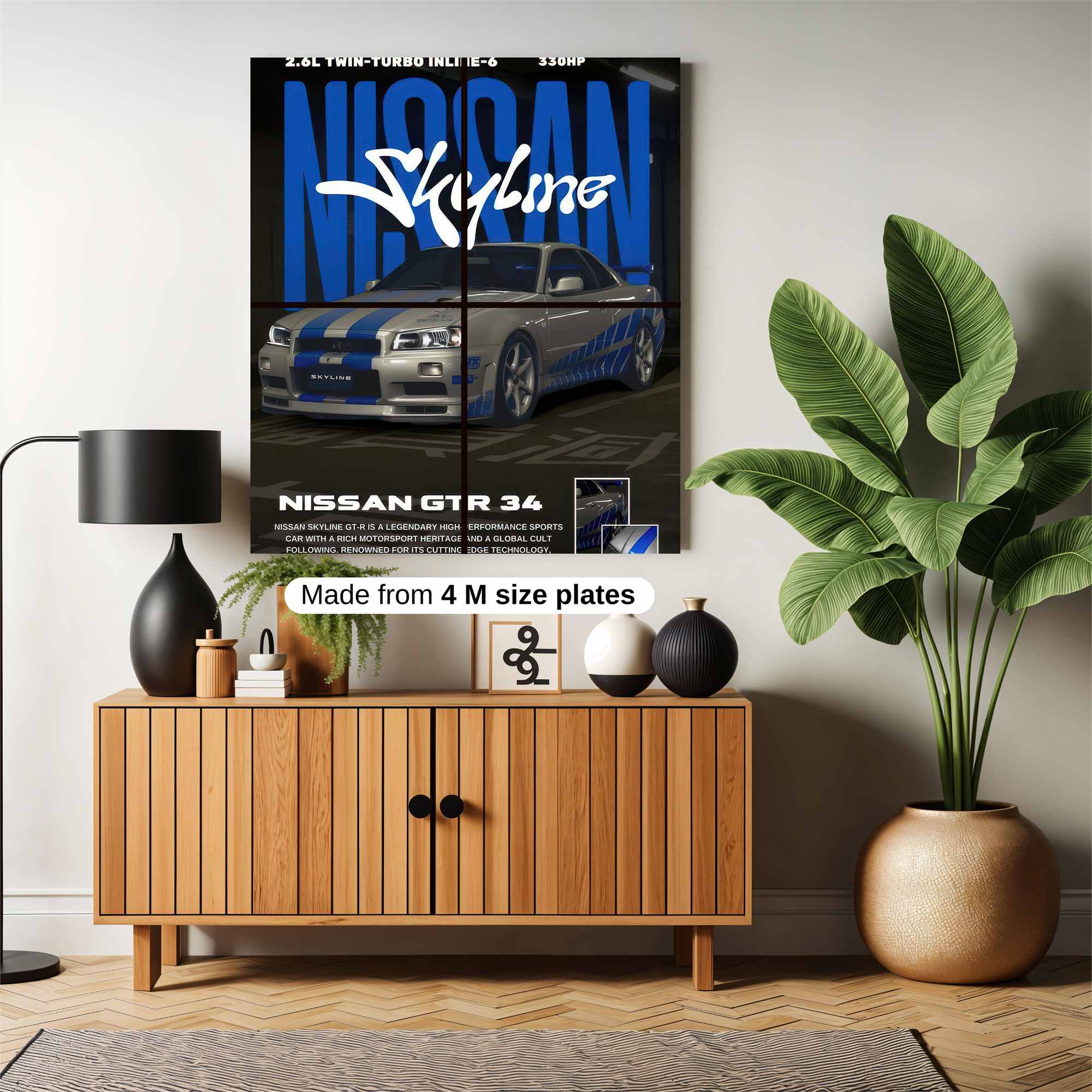 Skyline Thrill Safe Wall Magnetic / M