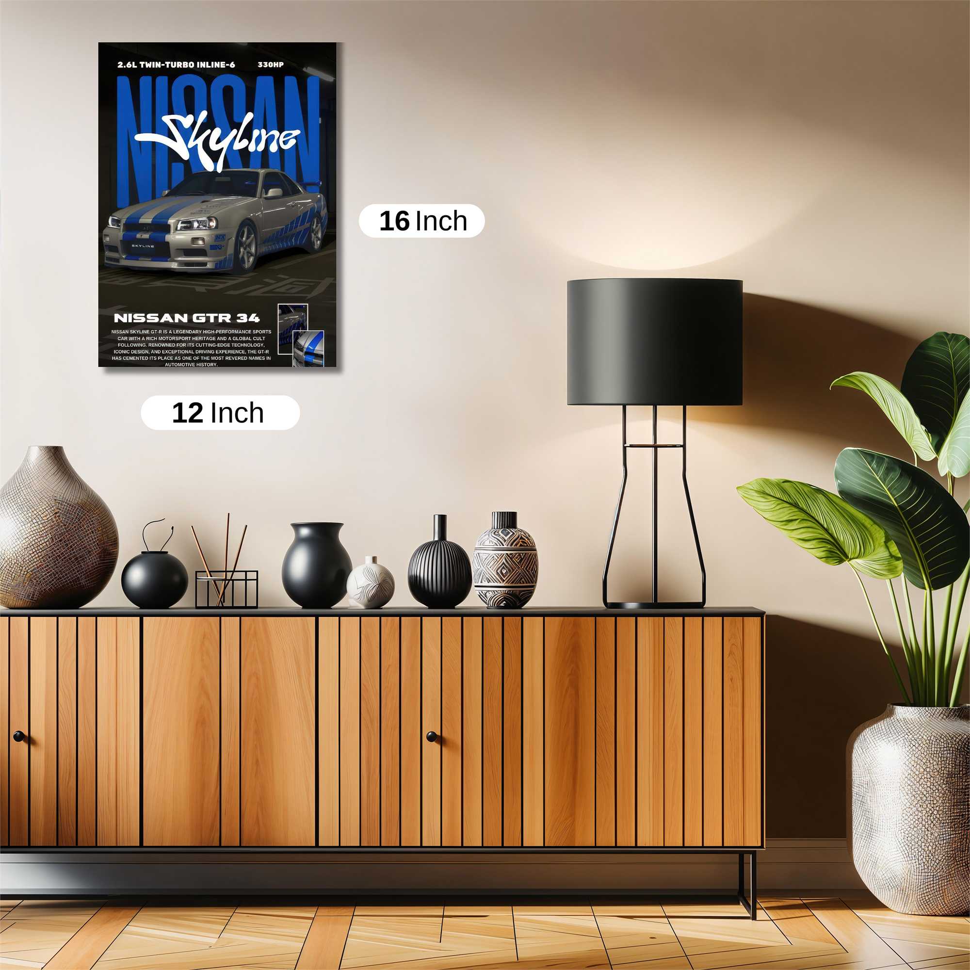 Skyline Thrill Safe Wall Magnetic / M