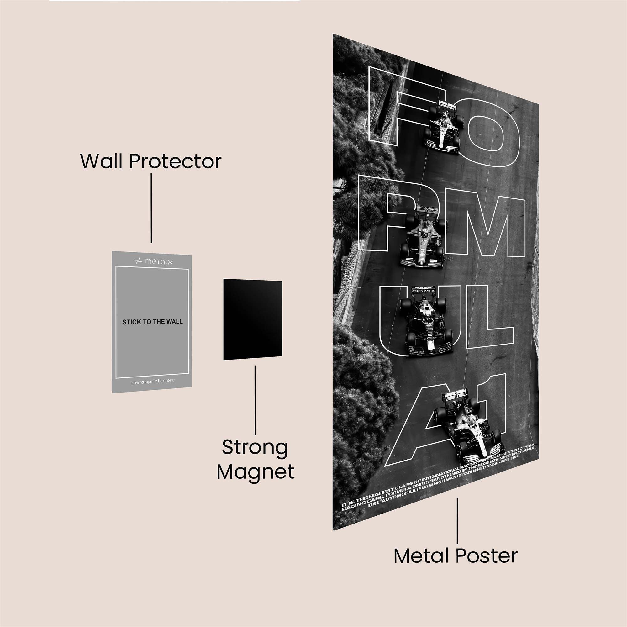 Monaco Mania Safe Wall Magnetic / M