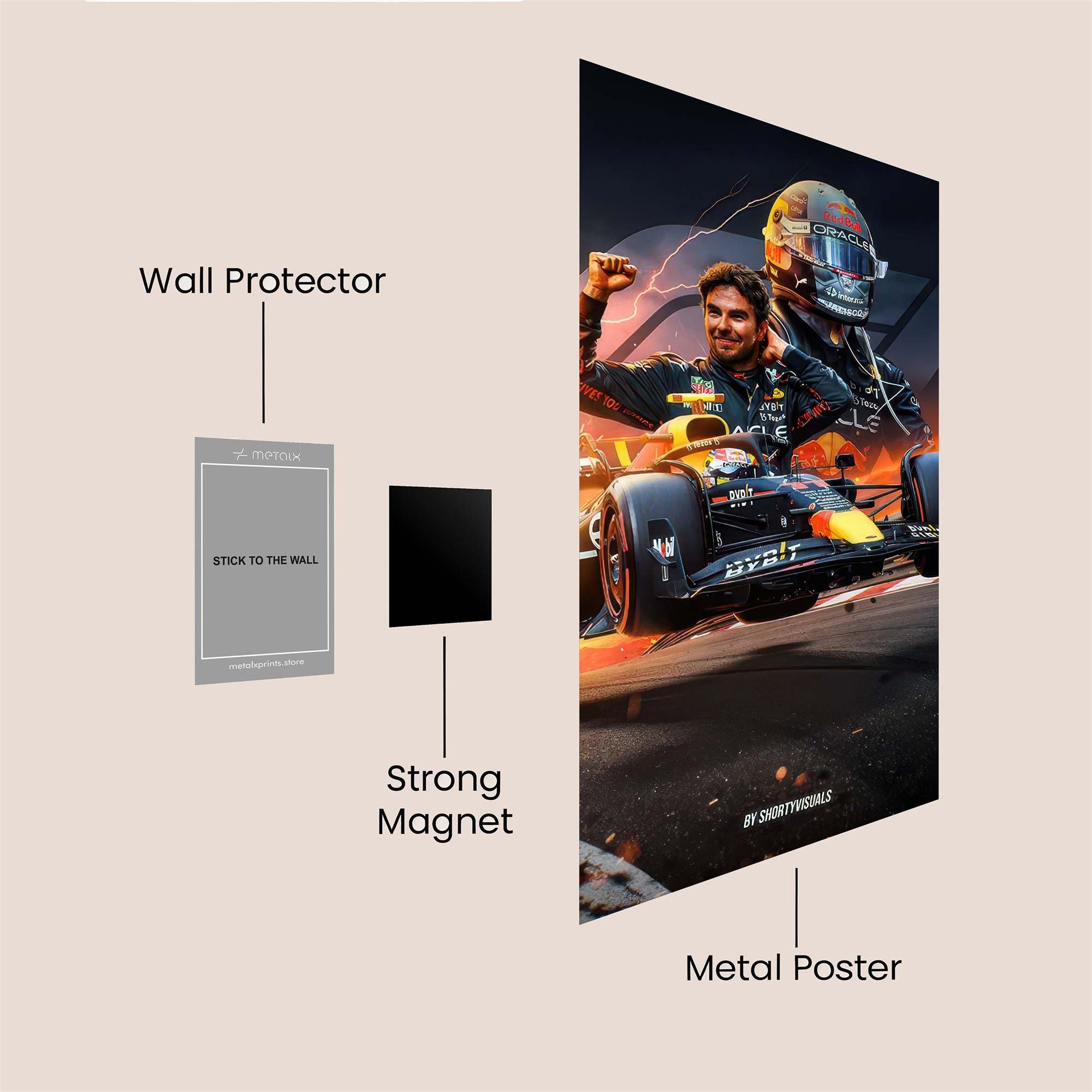 Verstappen Victorious Safe Wall Magnetic / M