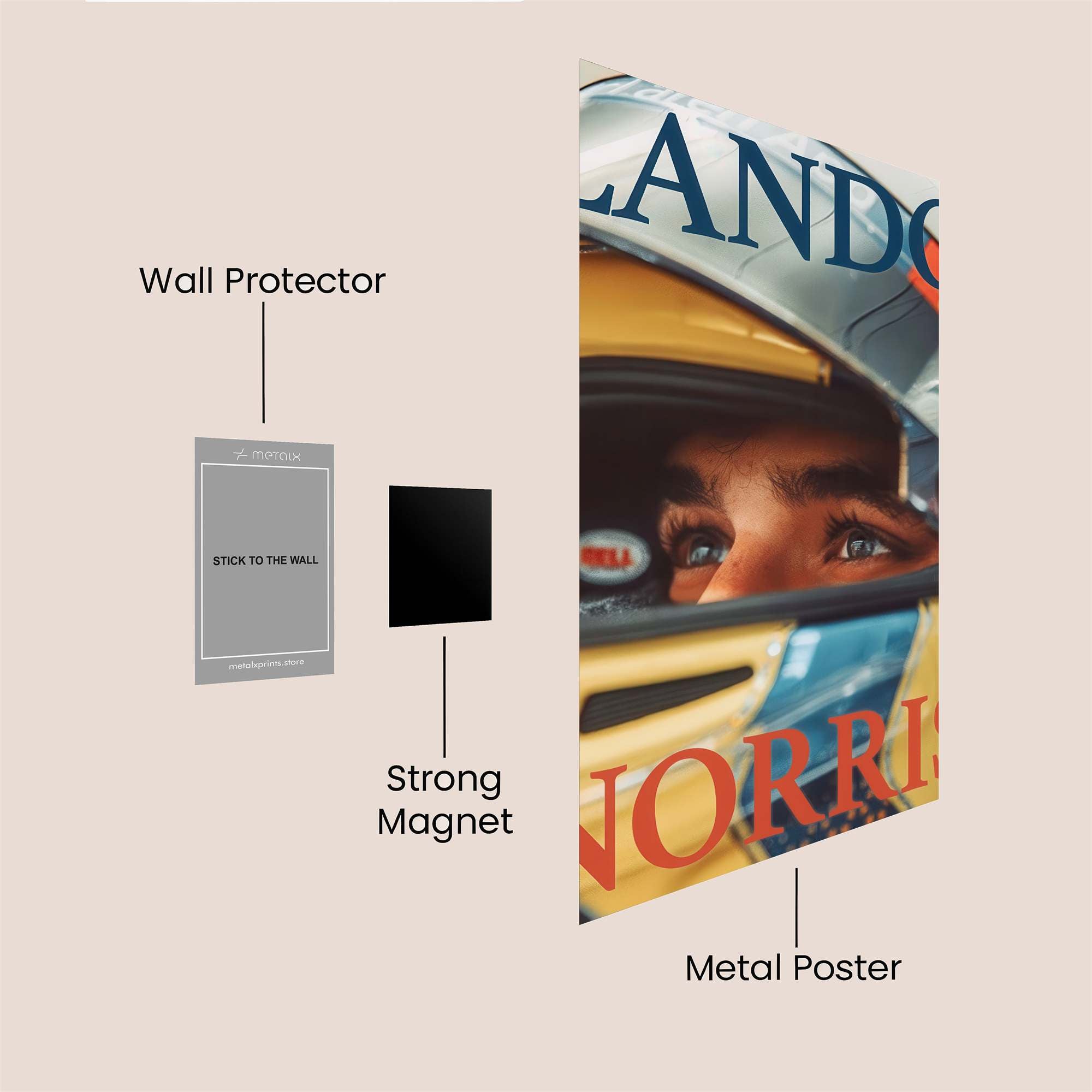 Lando Focused Safe Wall Magnetic / M