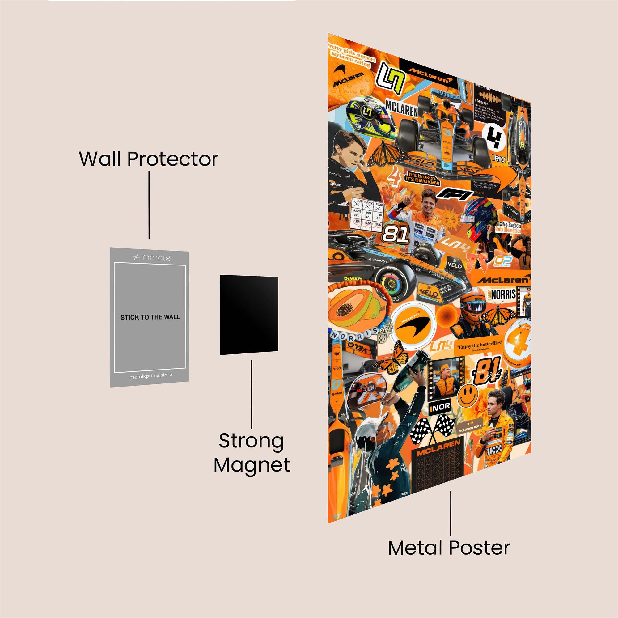 Norris Vibrant Safe Wall Magnetic / M