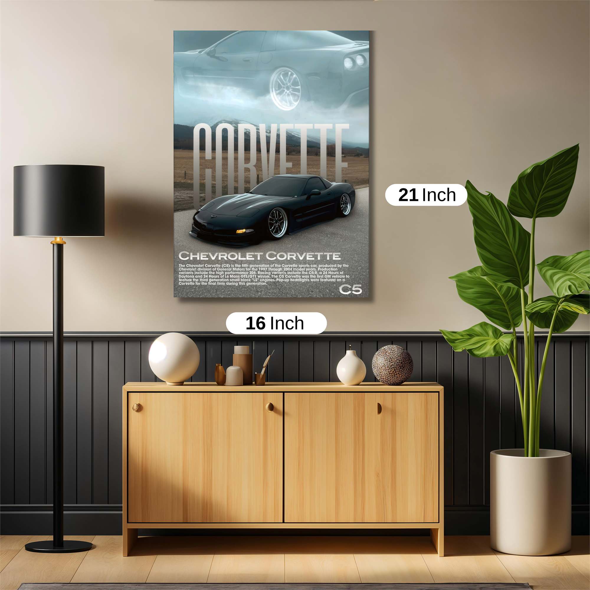 Corvette Elegance Safe Wall Magnetic / M