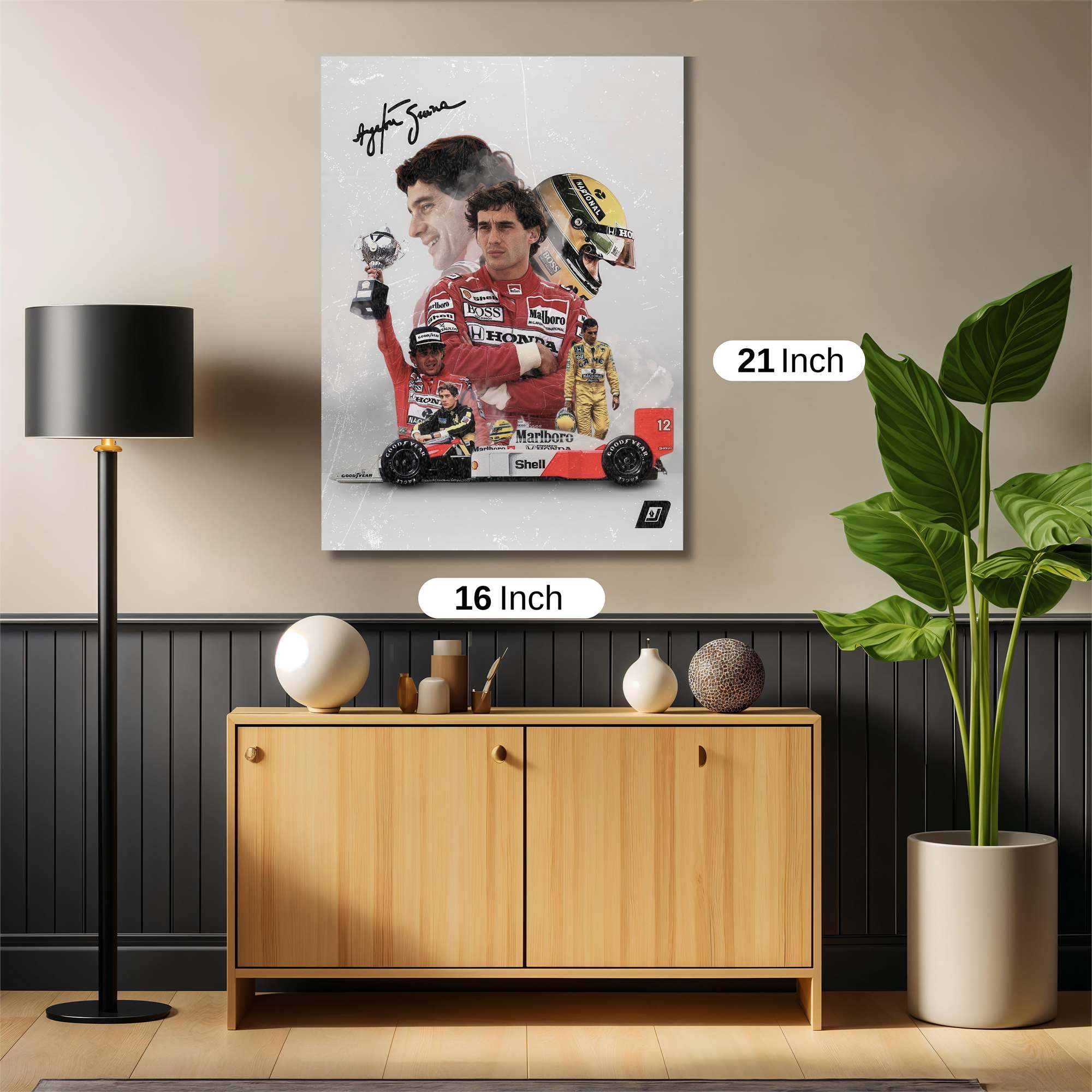 Senna Triumphant Safe Wall Magnetic / M