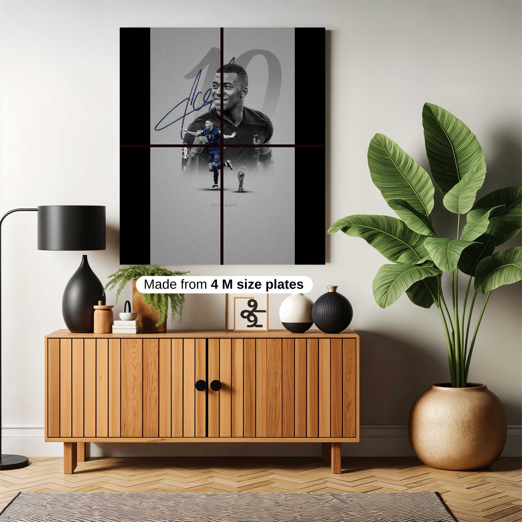 Mbappe Triumphant Safe Wall Magnetic / M