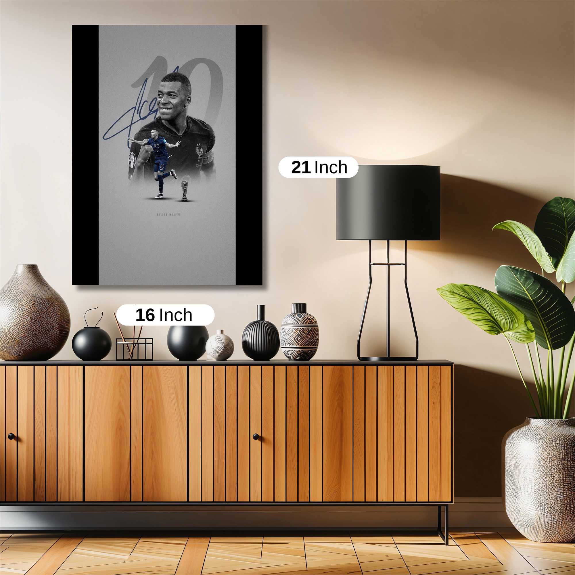 Mbappe Triumphant Safe Wall Magnetic / M