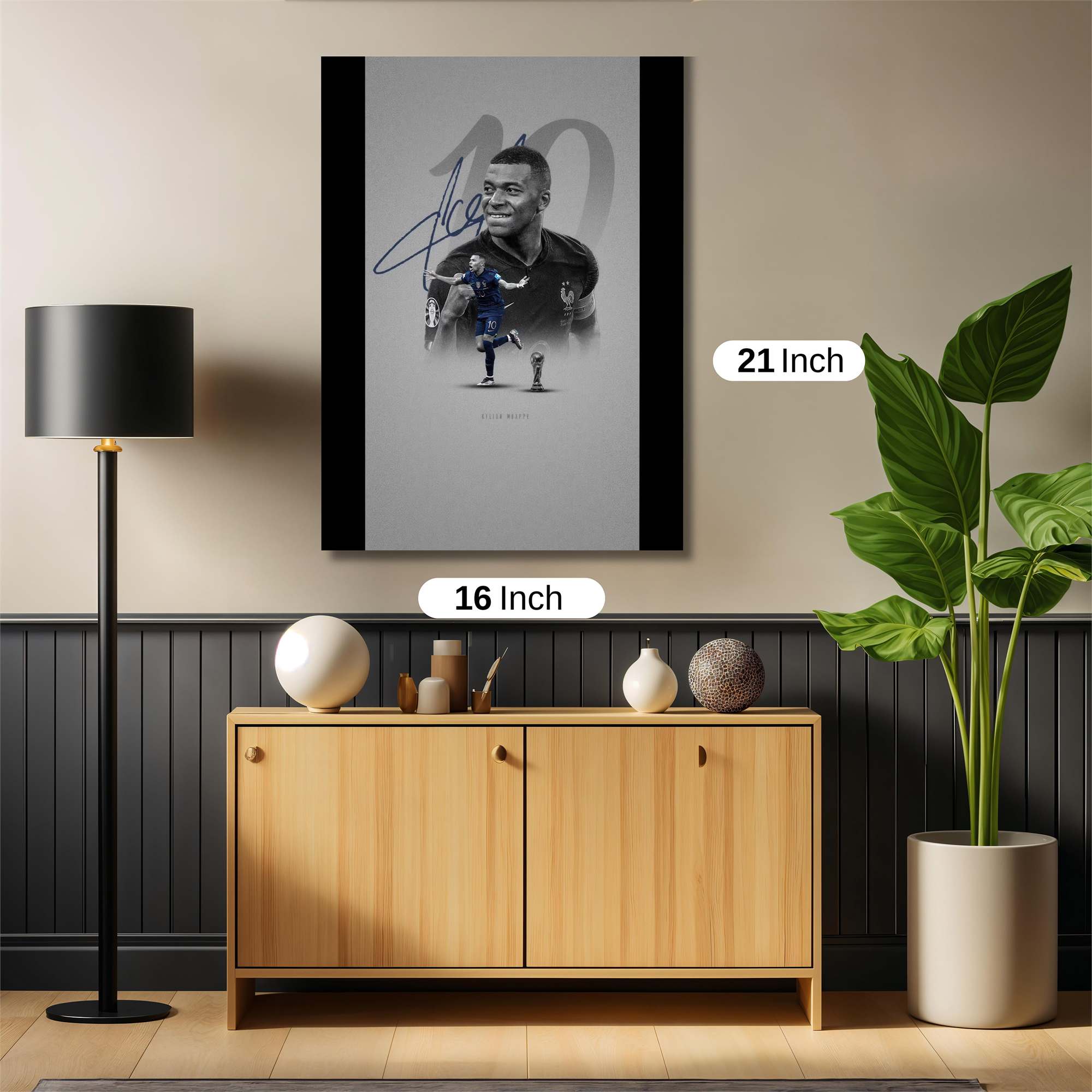 Mbappe Triumphant Safe Wall Magnetic / M